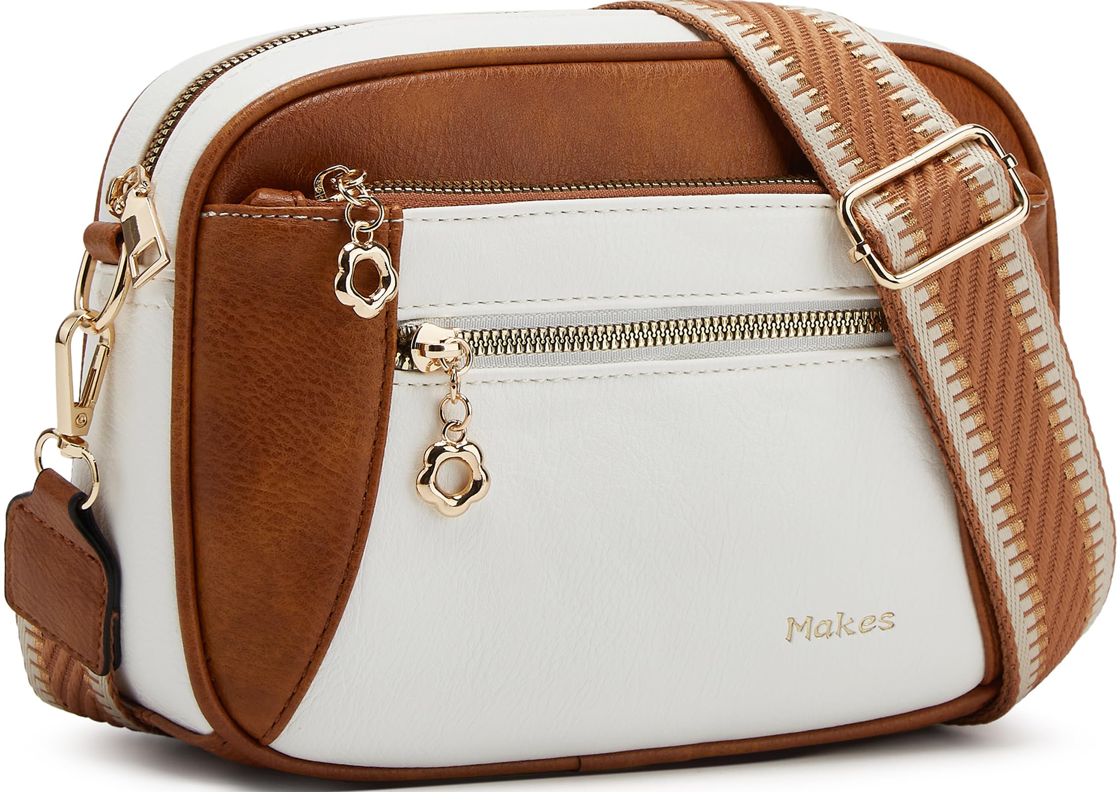 Crossbody Purse for Women Small Crossbody Bags Trendy Vegan Leather with Adjustable Shoulder Straps Gift for Mother Wife Mom