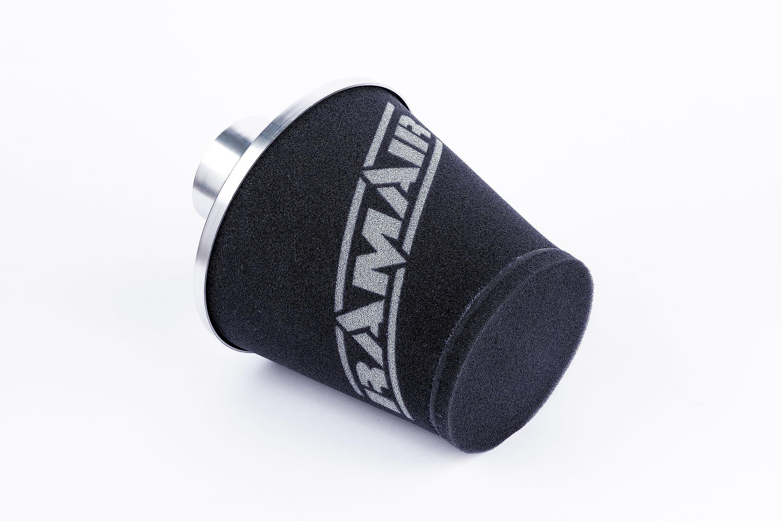 Ramair Mały stożek piankowy uniwersalny filtr powietrza aluminiowa podstawa 60 mm OD srebrny