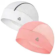 YANIKY Cooling Skull Caps for Men, Breathable Mesh Helmet Liner Sport Skull Caps for Women Sweat Caps Lightweight Cycling Cap
