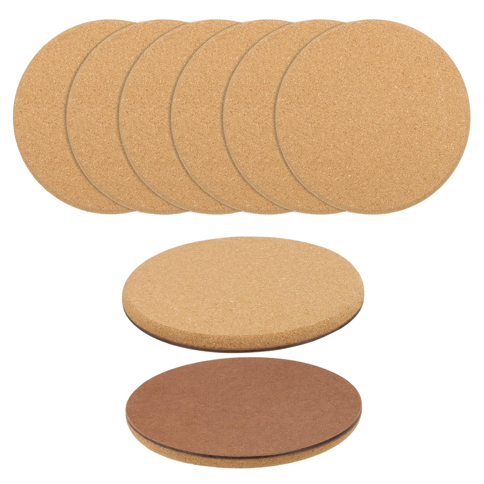 PATIKIL Cork Plant Coasters 4 Inch
