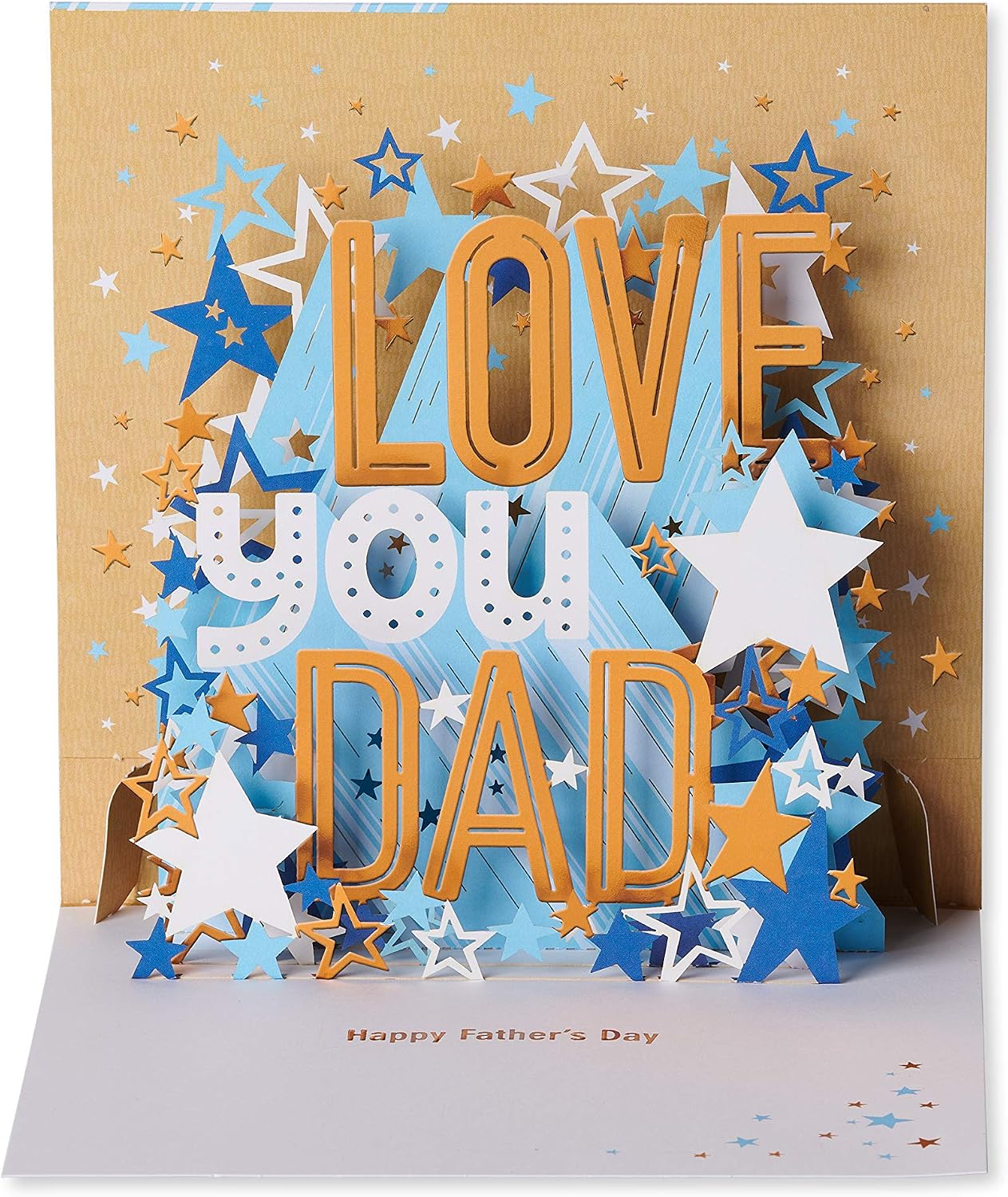 American Greetings Father's Day Pop Up Card for Dad (Love You Dad)