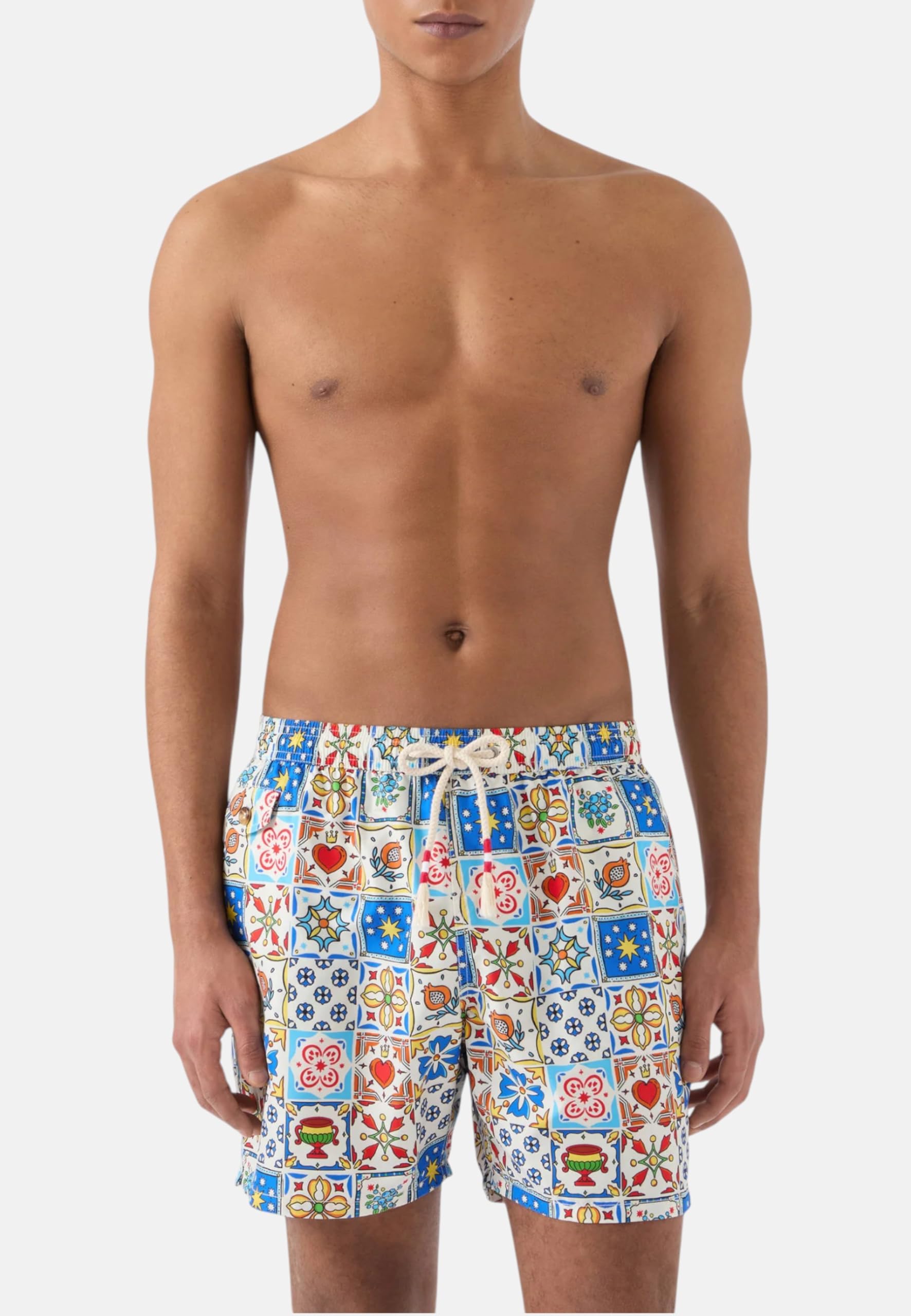 Saint Barth Mc2 Uomo Costume da Bagno Short Poliestere LIG0013