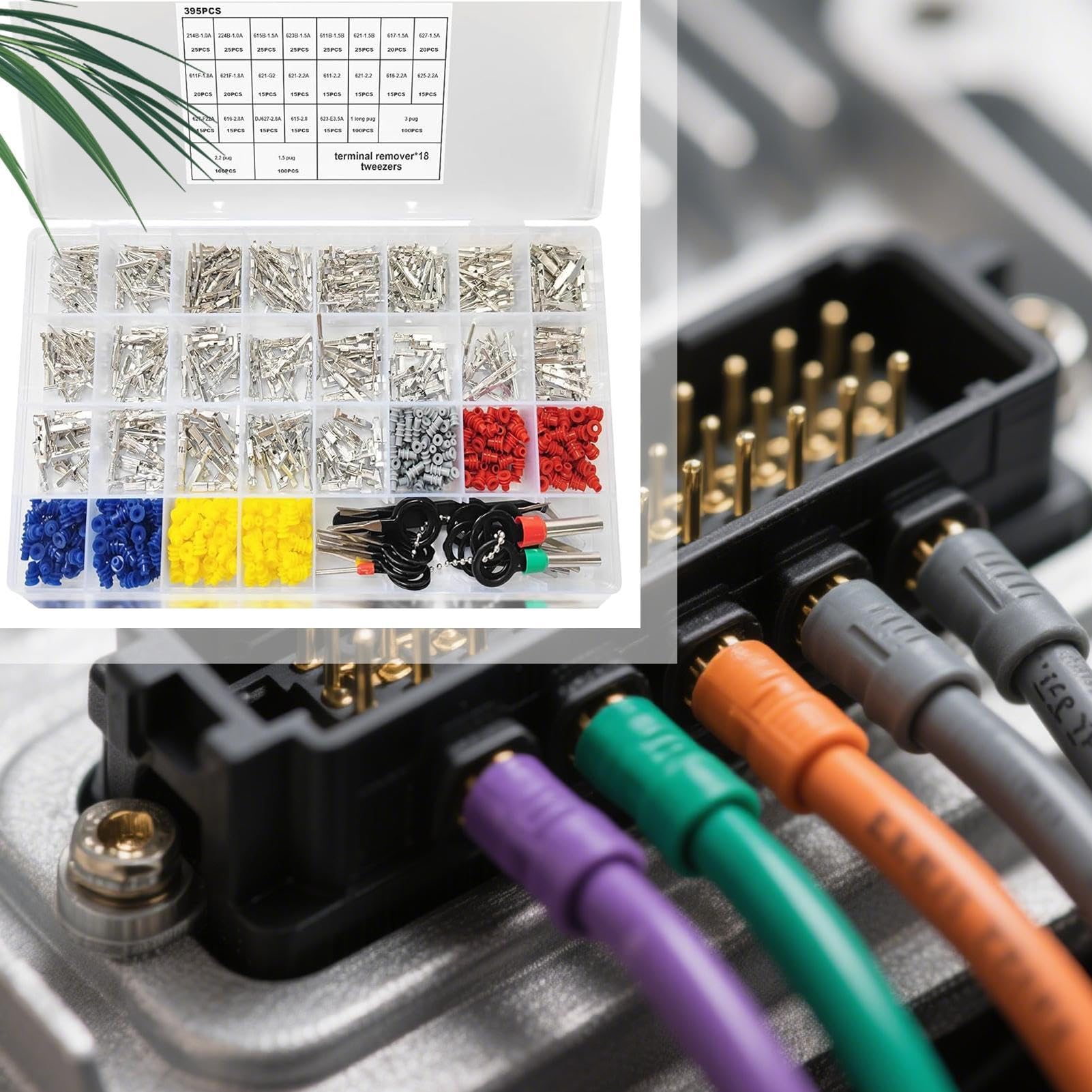 Ensemble de Connecteurs Électriques Multiples Types Kit de Broches de