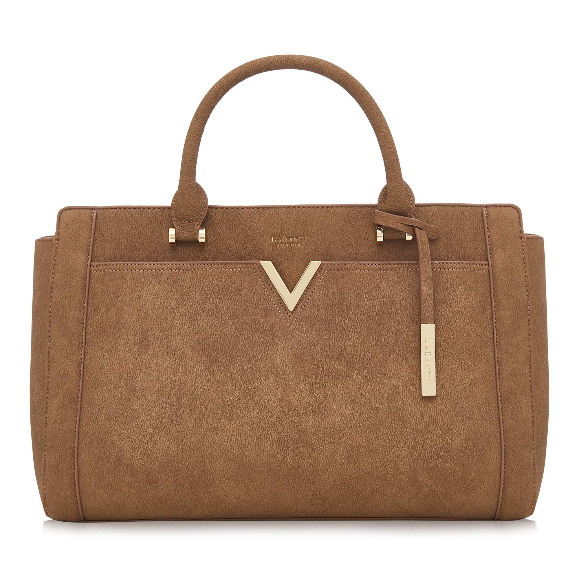 LaBante - Women's Bag - Dawson - Vegan Bag Laptop Bag Elegant Large High Quality Women Handbag Tote Shoulder Bags Shoulder Bag Shopper Handbag Women's Bag Leather Bag, brown, XXL