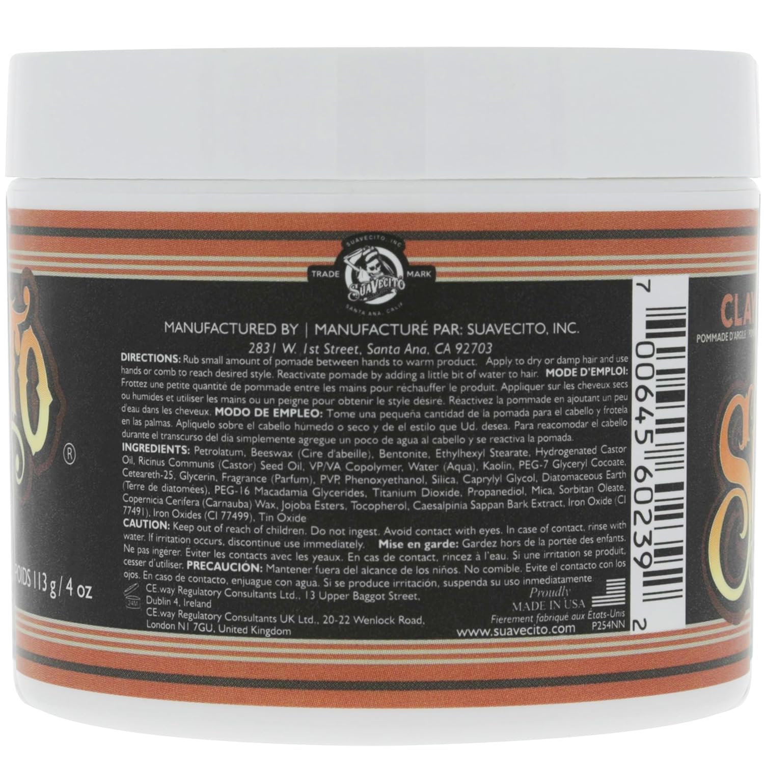 Suavecito Pomade Firme Clay - Strong Hold Hair Clay For Men - Low Shine Matte For Natural Texture Hairstyles (4 Ounce (Pack of 2)) - Image 3