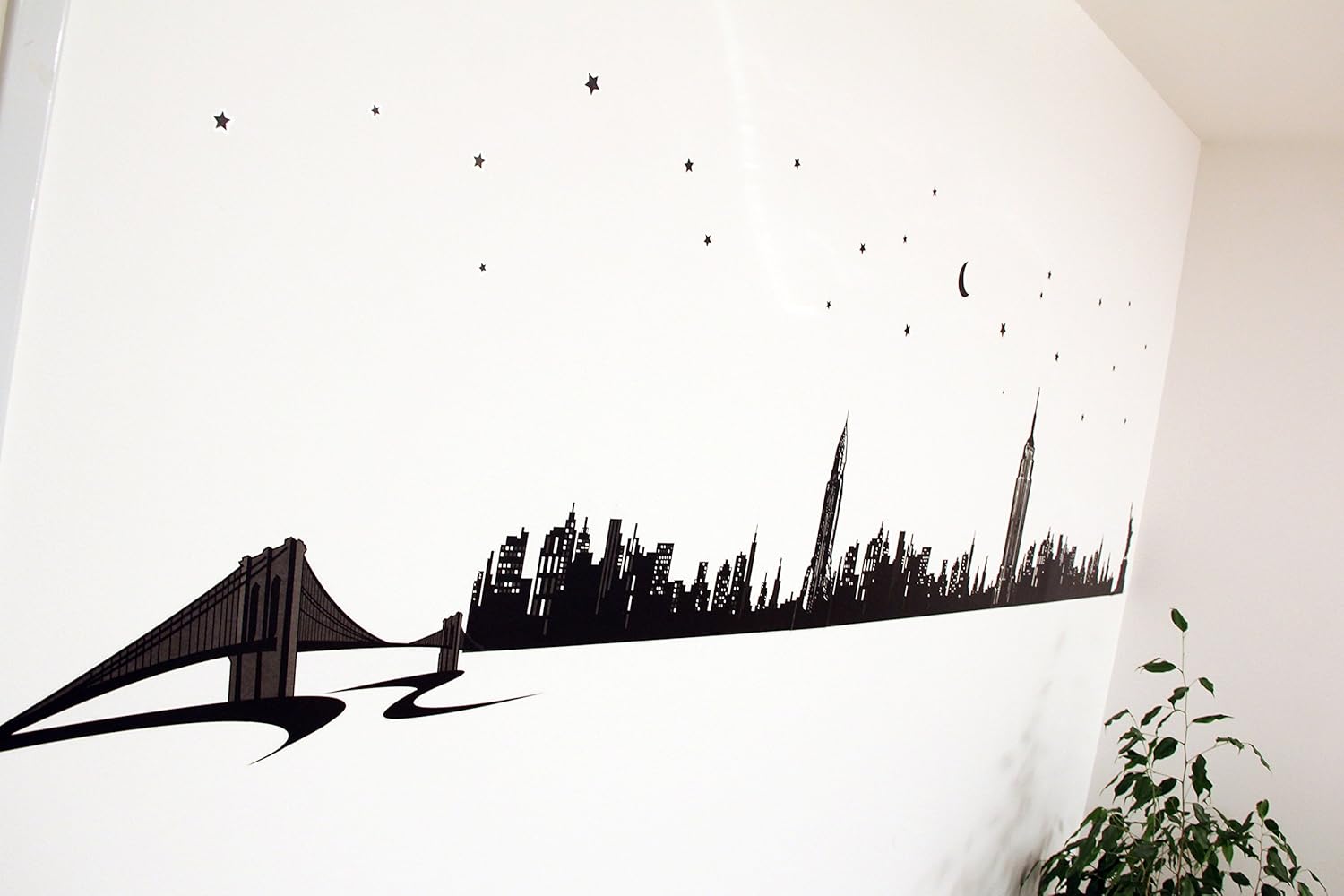 Sticker mural géant New York skyline grand format WS014 32