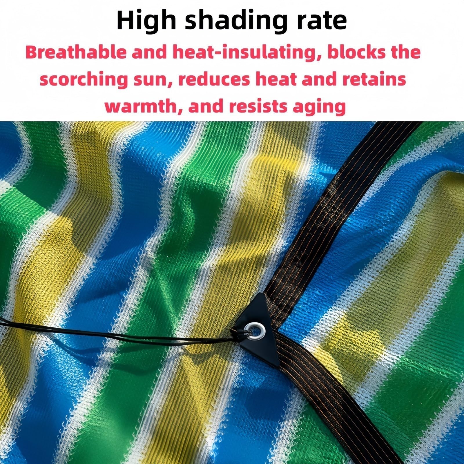 Neu Trampolin Sonnenschutz Abdeckung Upgrade, 244 305 366 427cm Trampolin Sonnenschutznetz, 8/6 Stangen Multifunktionales TrampolinSchutzwerkzeug, UV-Schutz, einfache Installation, TrampolinZubehör