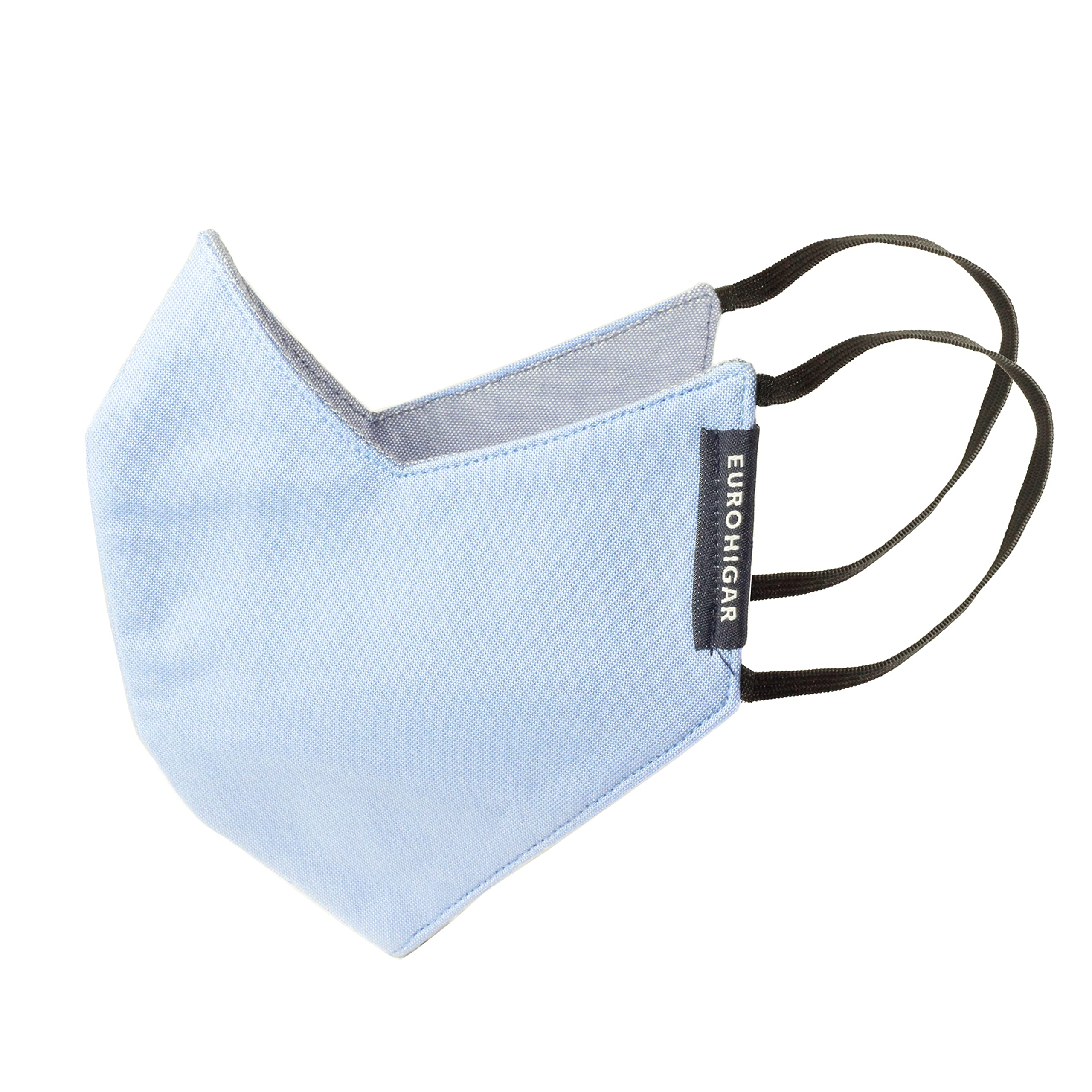 EUROHIGAR Non Fogger 3 layer Surgical Grade Premium Non Fogging Cloth Mask Daily Use 100% Cotton Anti Pollution-Anti Bacterial-Patented Design Reusable Up To 30 Times