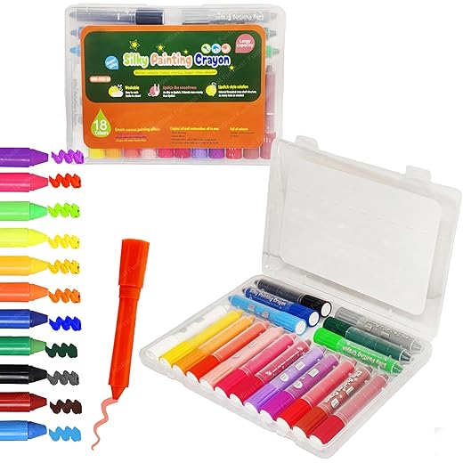 FunBlast Washable Twistable Crayons 18 Shades