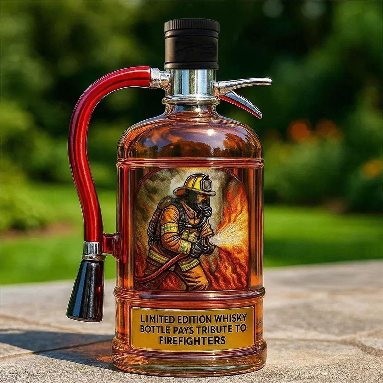 VHcgCGJ Animal-shaped decanter, 300ML Whiskey Decanter Wine Bottles Art Statue Figurine - Interesting Glass Statues(#4)