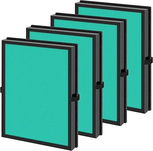 Filtro de repuesto MK04 compatible con purificador de aire AROEVE MK04 MG04JH, versión de caspa de mascotas, paquete de 4