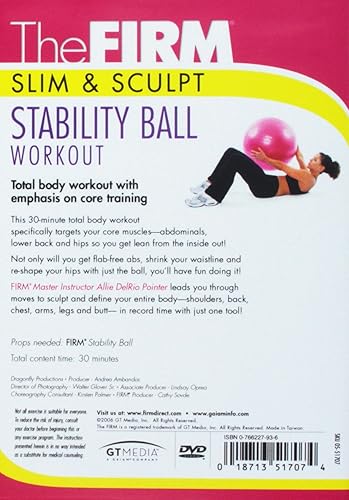 Miniatura 2 de The Firm, Slim & Sculpt Stability Ball Workout