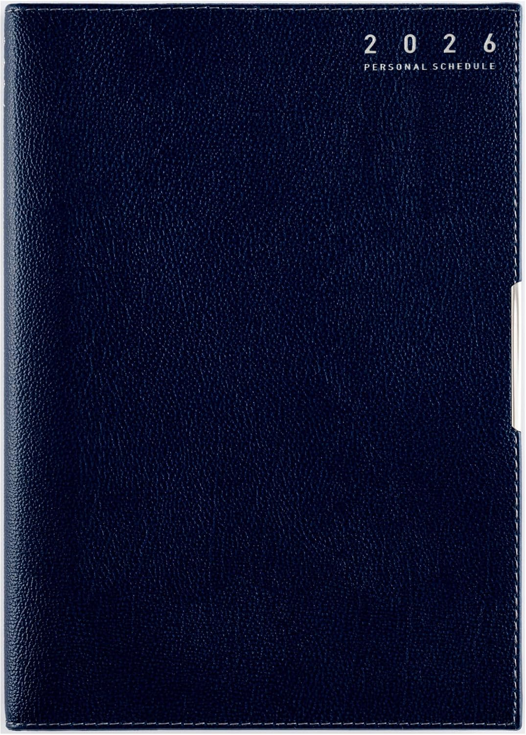 T' Direction Diary Wide（No.395）2026 Japanese Weekly Planner (A5 5.8'' x 8.3'') Vertical Weekly Layout with Grid Memo + Monthly Blocks, Ideal for Time Management & Flexible Planning – Navy