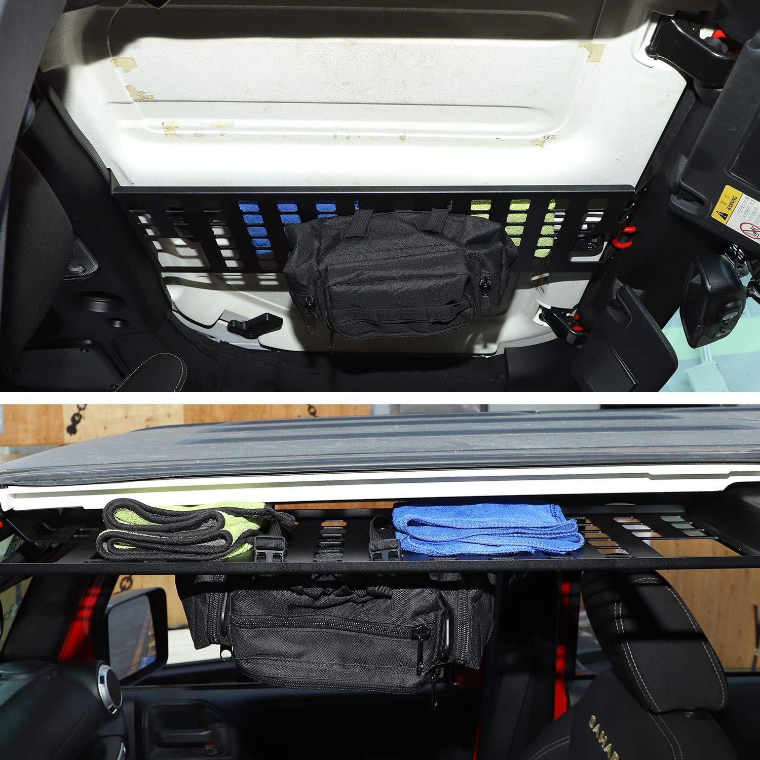 JEEP JK WRANGLER ルーフラックハードパネル Amazon.co.jp: ルーフラックハードトップモールパネル 2007-2018
