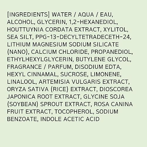 Miniatura 8 de Mamonde Tónico limpio de poros, hojas de corazón para minimizar los poros, arcilla mineral natural para control de sebo, tónico facial diario para