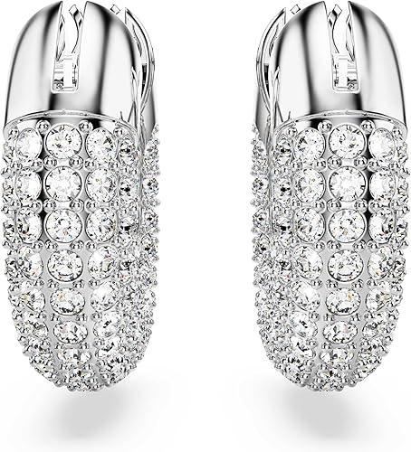 Miniatura 2 de Swarovski Colección de joyas de pendientes de aro con pavé de cristal Dextera