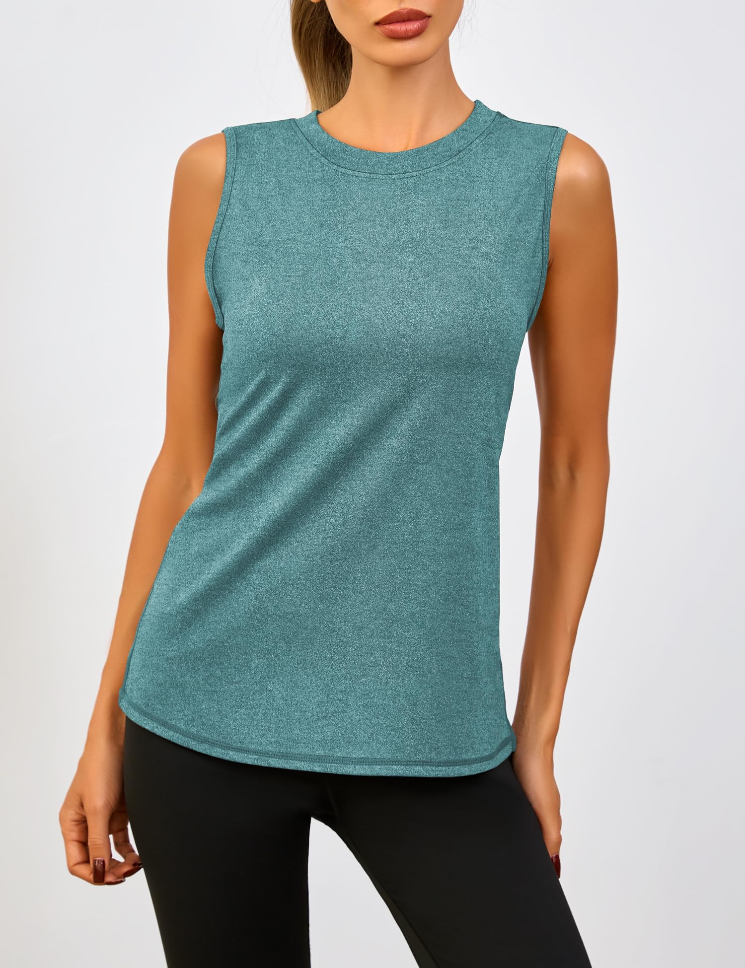 Camiseta Tirantes Deportiva para Mujer Camisetas sin Mangas Yoga Fitness Top Deportivo Mujer — view 2