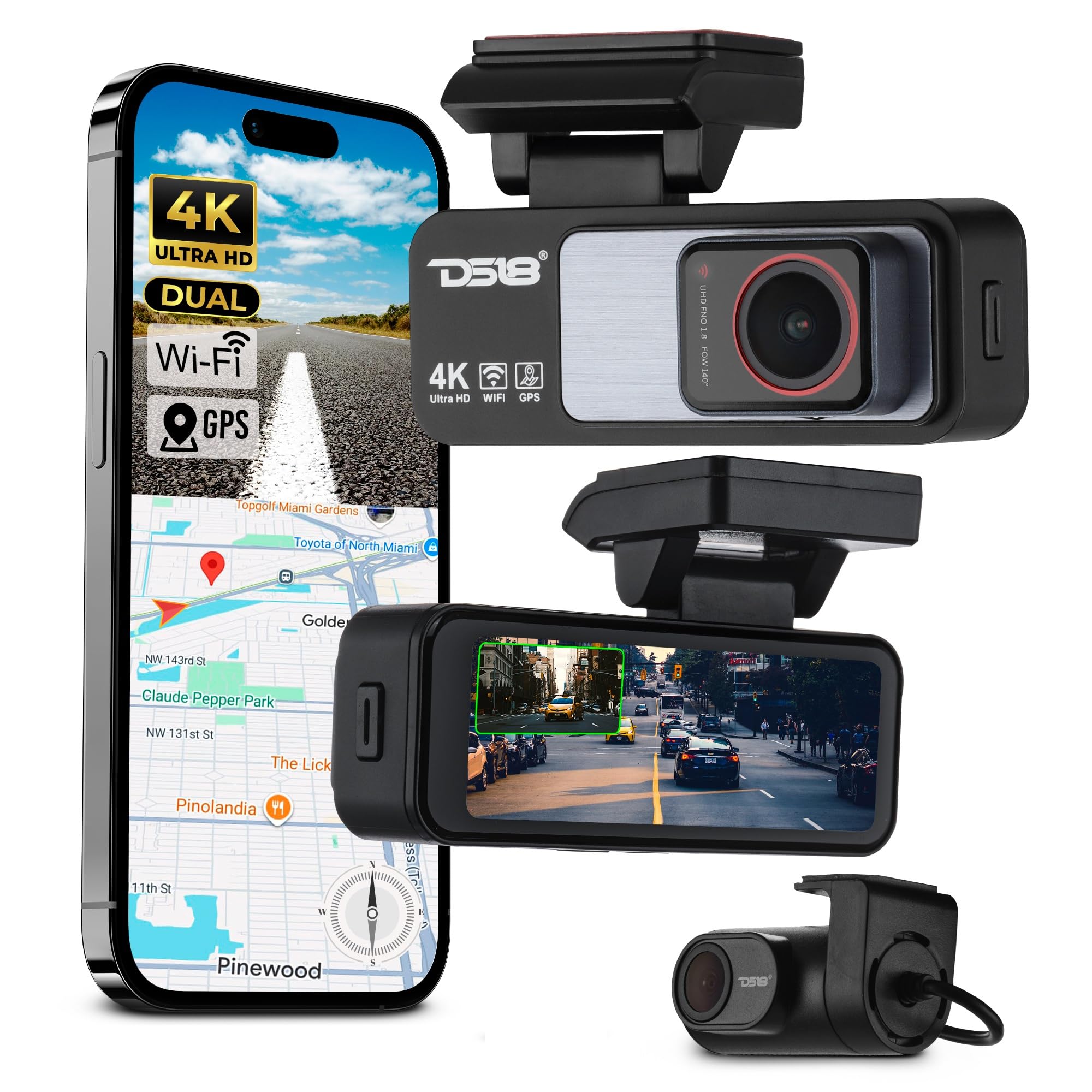 DS18 Eagle-M2 4K Dash Cam