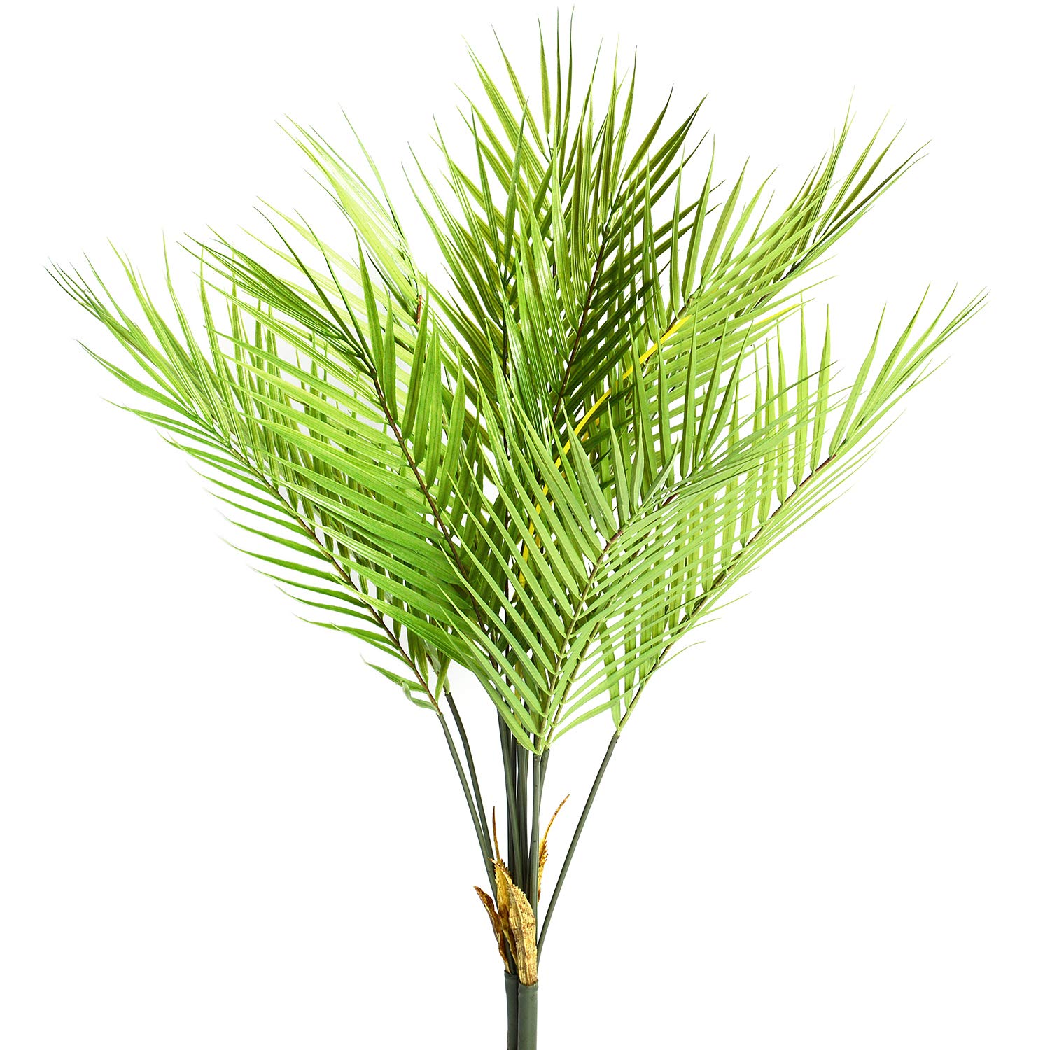 Buy 2Pcs Artificial Palm Leaves Tropical Plants Fake Palm Frond Plant