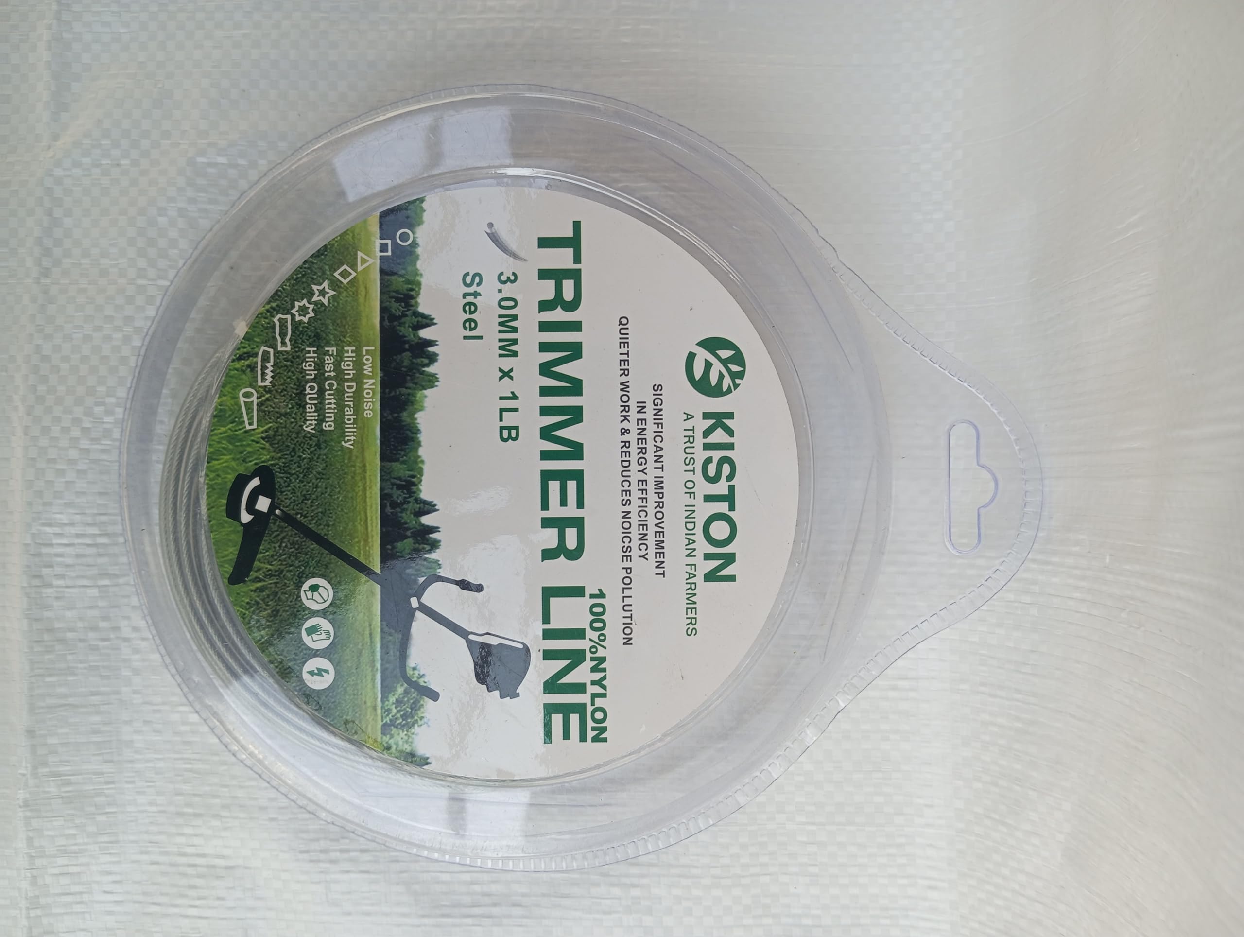 Brush Cutter Parts Steel Wire Trimmer LINE Round 3.00 MM Suitable for All Type 2 Stroke/4 Stroke Machine 43CC/52CC/139F/GX35/GX50 for Grass Cutter, Grass Trimmer Side Pack & Back Pack-image-46
