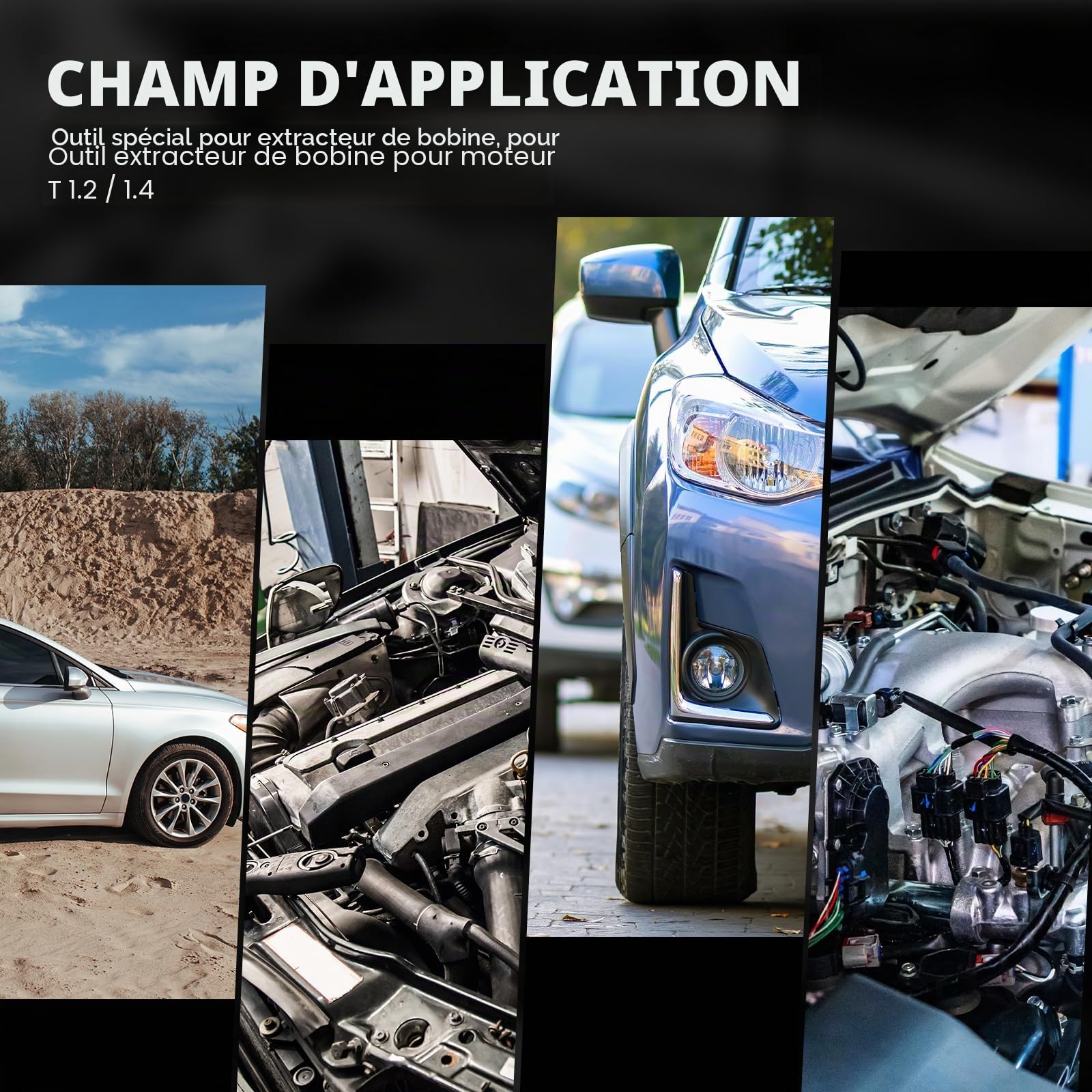 CCLIFE Coffret 4 cles extraction bobines allumage vag