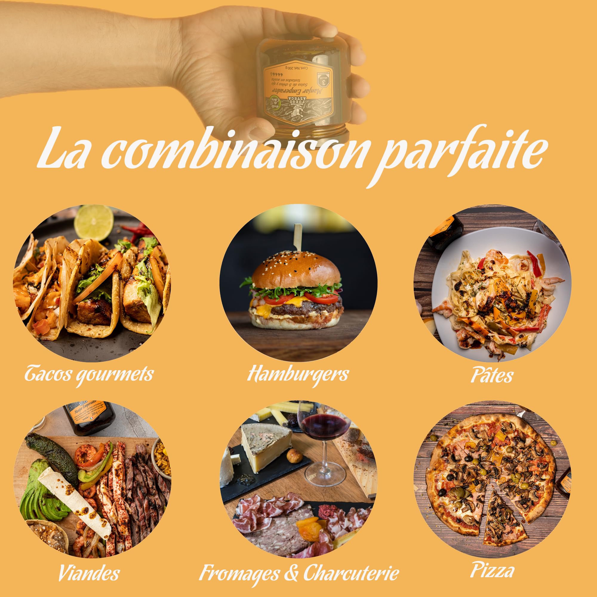 Salsa Macha 4Pack | Croustillant de piments mexicains à l’ail rôti | AGUILA MEXIKA | Recette premium • Piments Chipotle, Morita & Árbol • Huile d’olive vierge • Ingrédients naturels