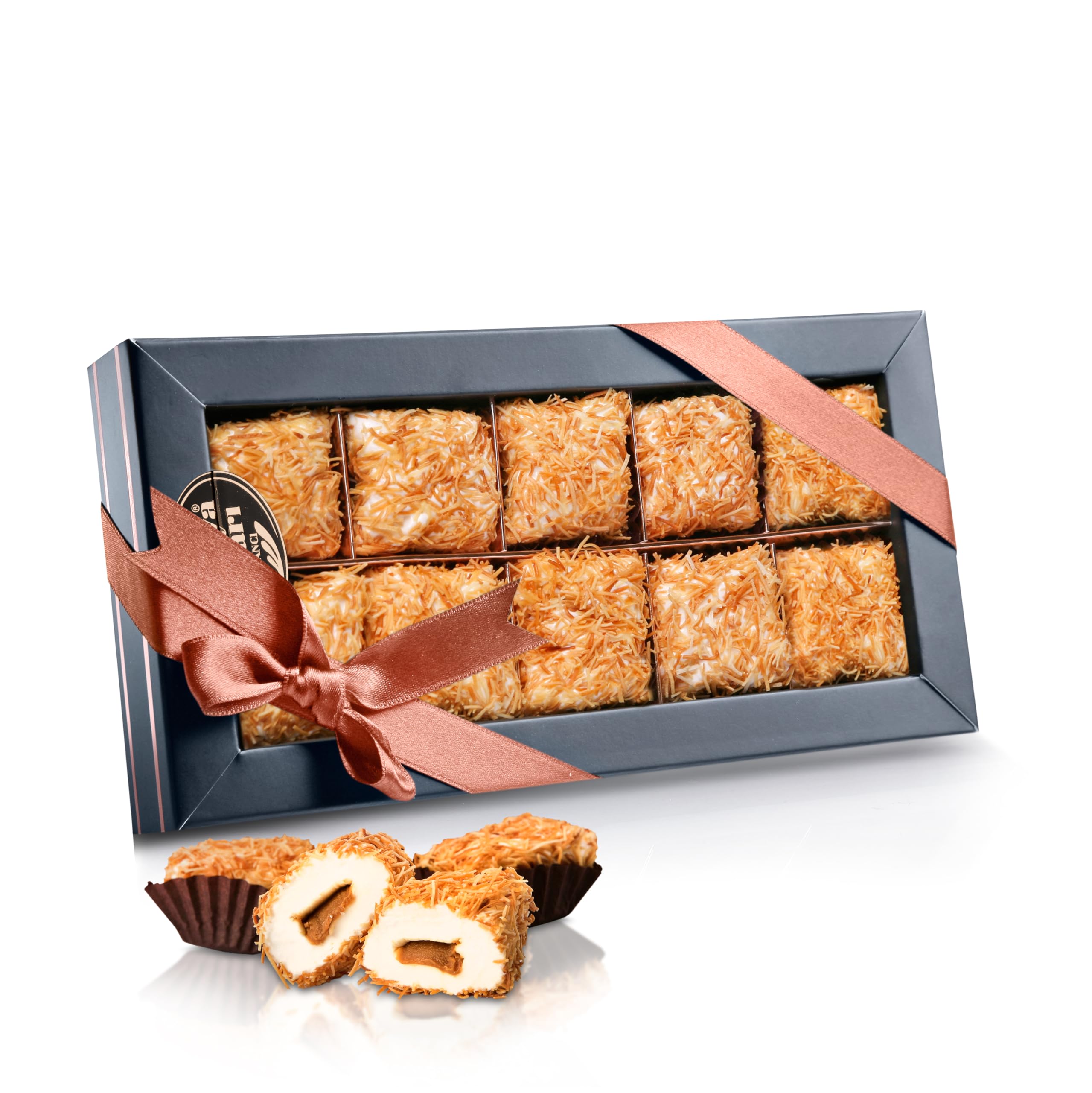 Amazon.com : Malatya Pazari Biscuit Cream Filled Turkish Delight