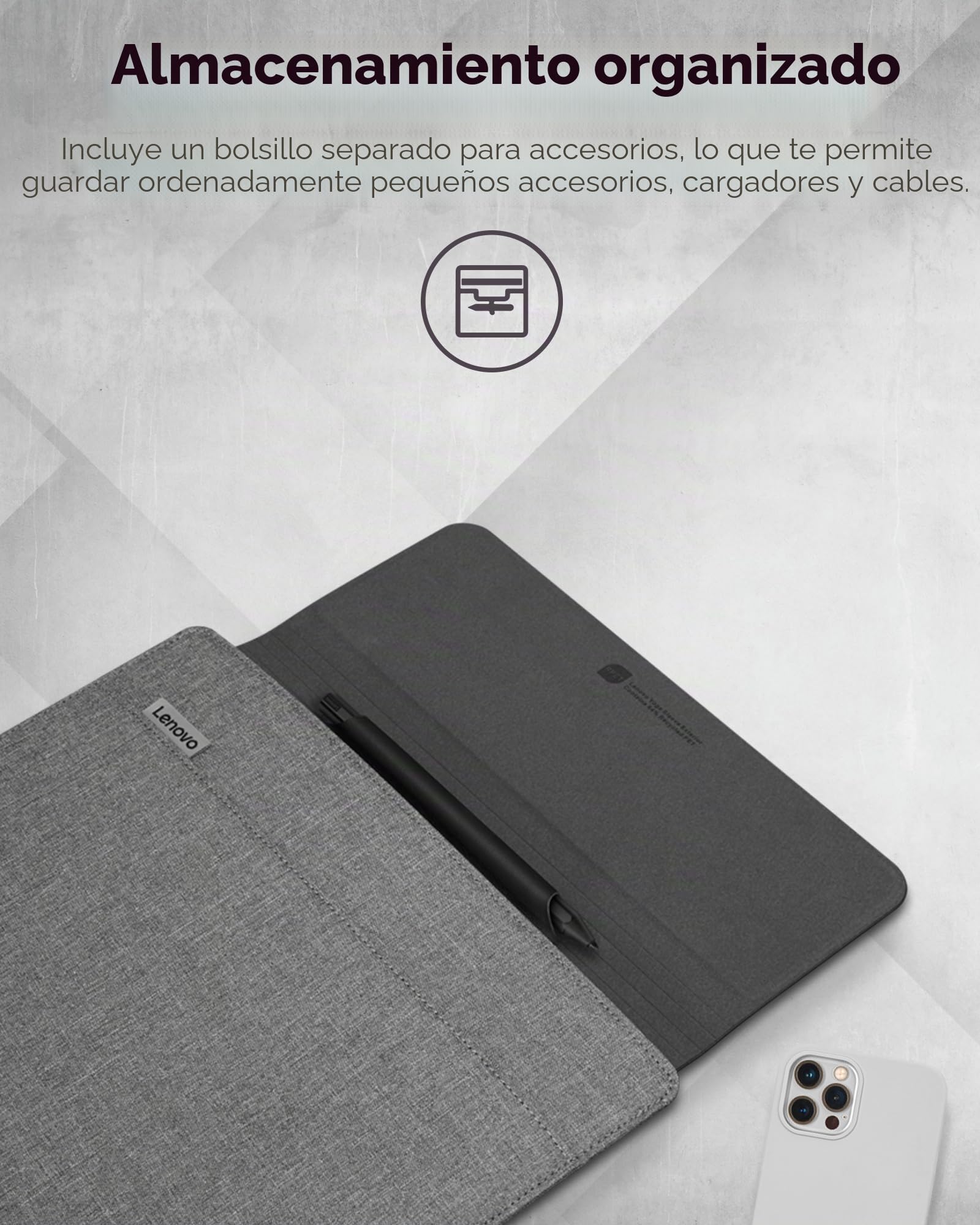 Lenovo GX41K68627 sacoche d'ordinateurs portables 40,6 cm (16") Casa Gris