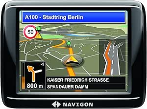 NAVIGON 1410 EU Navigationsgerät - 8,9 Cm Display, Europa-Karten, Fußgängernavigation & Parkhilfe