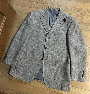 SHEARED テーラードジャケット 3Bグレー アルパカ混