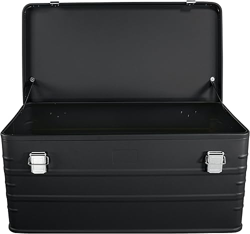 Miniatura 5 de Eylar Crossover - Almacenamiento de aluminio sobre tierra maletero funda de carga de metal caja de almacenamiento combo de 4 piezas gris 30L 50L 95