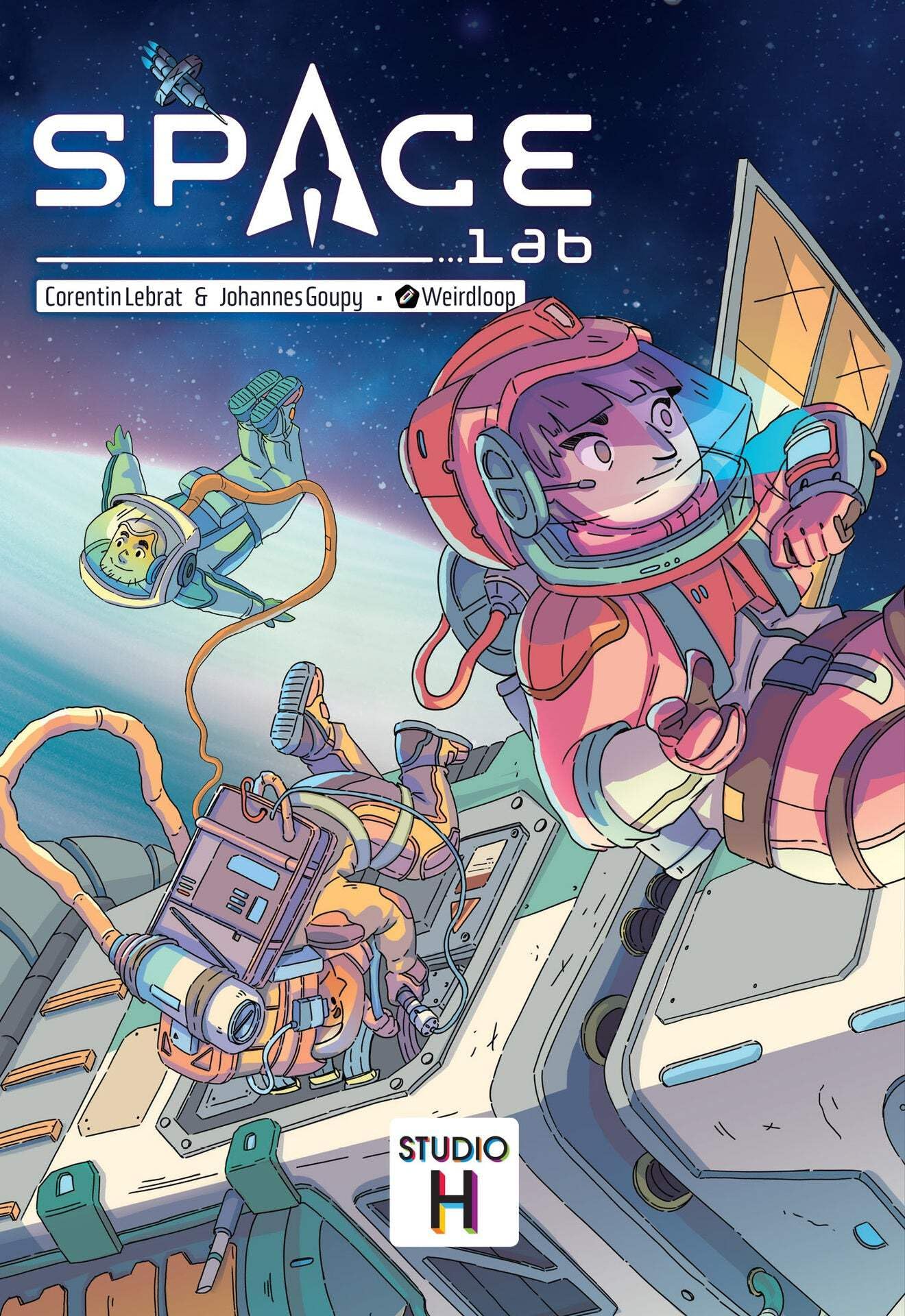 Studio H Space Lab Board Game, 4 Players, Ages 10+Space Theme, Strategy Game
