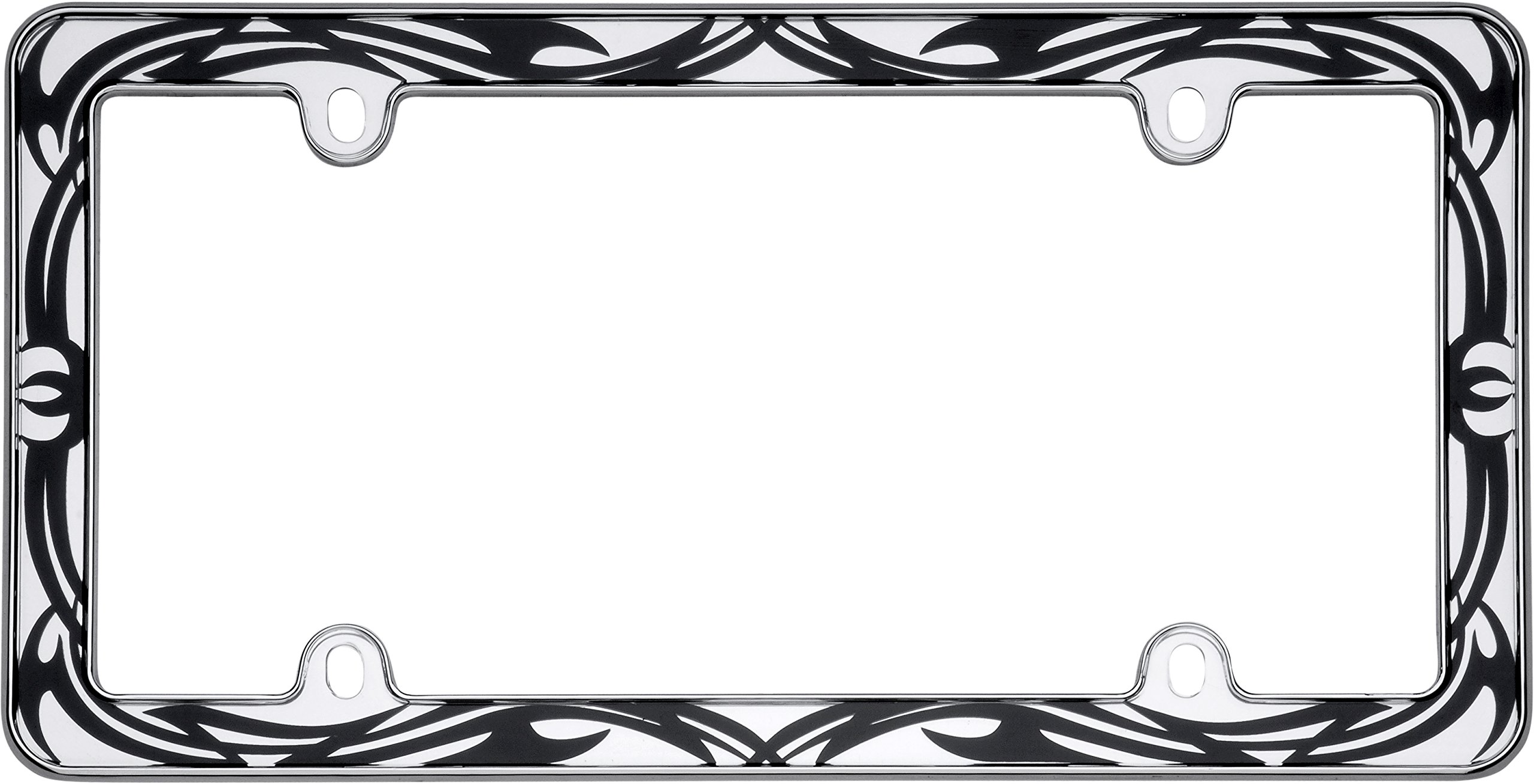 Amazon.com: Cruiser Accessories 23023 Chrome Tribal License Plate