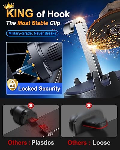 Miniatura 4 de 2024 más reciente actualizado para MagSafe Car Vent Mount HTU Los mejores imanes Soportes de teléfono de automóvil para iPhone, gancho de metal,