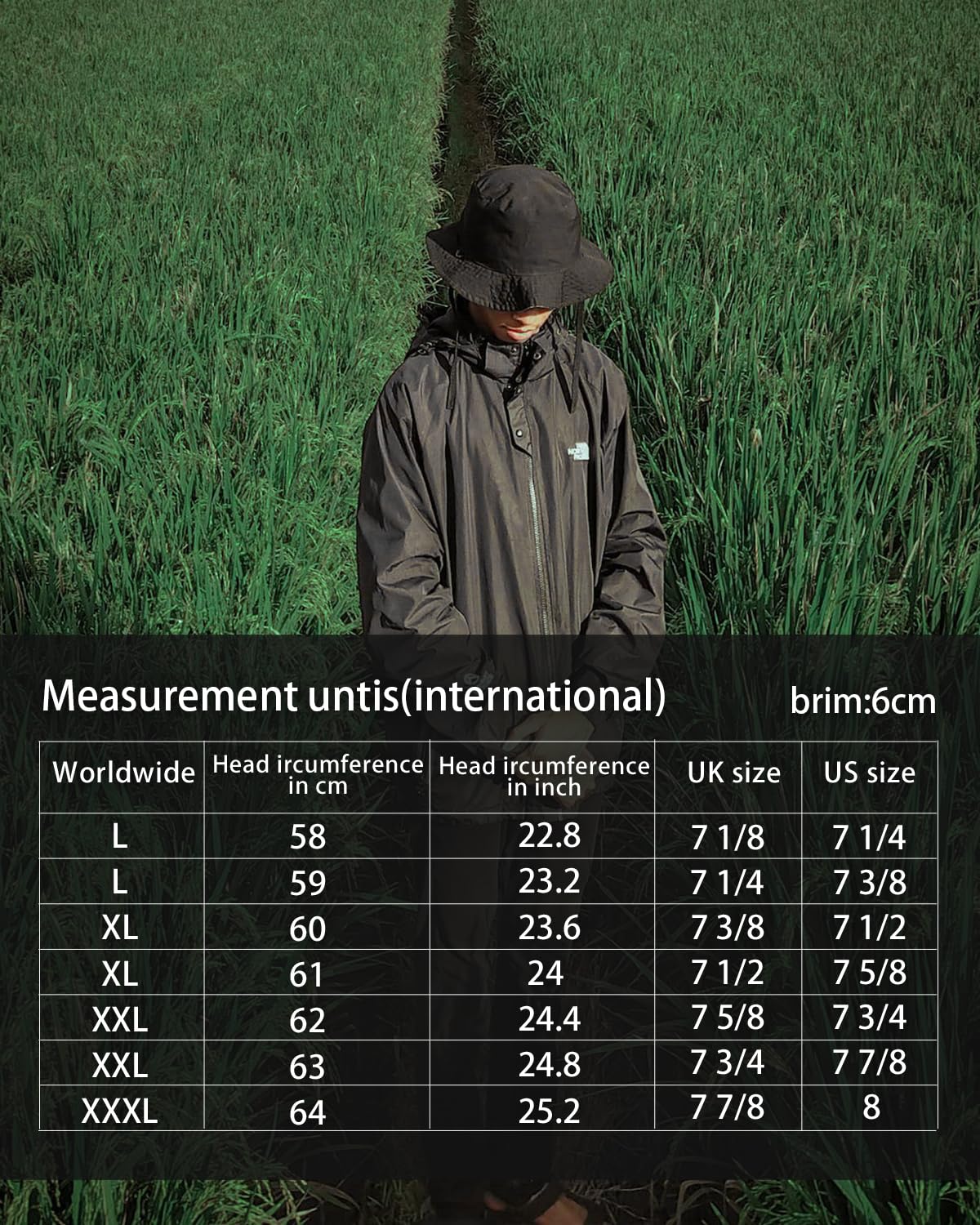 Feng Shui， L/XL/XX-Large Sombreros De Cubo De Secado Rápido,Sombrero De Pesca Grande UV/UPF 50,Sombrero para Caminar Al Aire Libre De Verano Ligero con Protección Solar De Gran Tamaño
