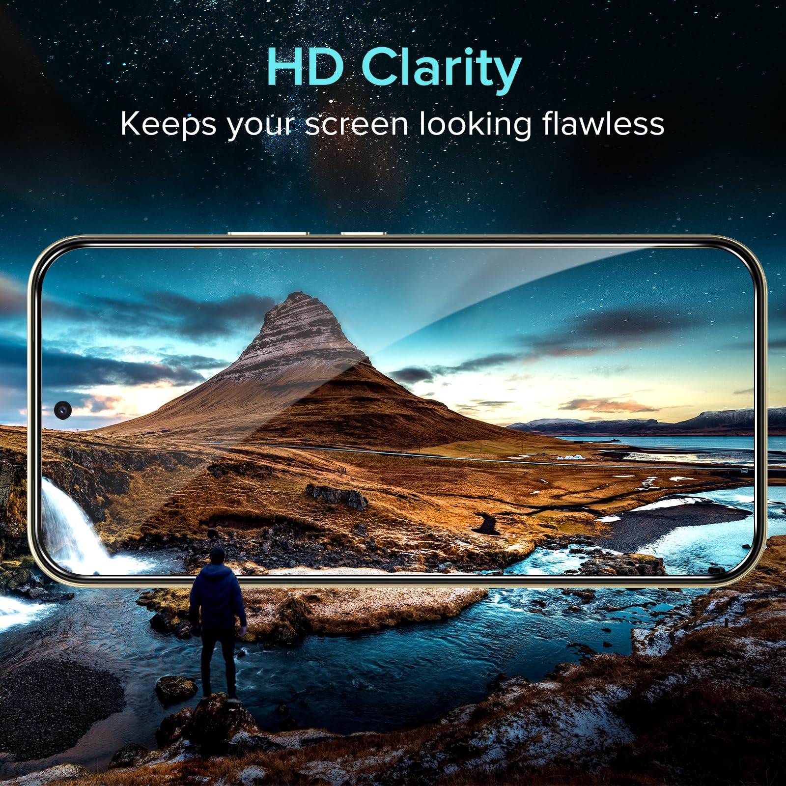 ivoler Szkło Hartowane do Realme 16 Pro 5G, 2 Sztuki Szkła na Ekran + 2 Sztuki na Aparat, Twardość 9H, HD Clear, Odporne na Zarysowania i Bąbelki