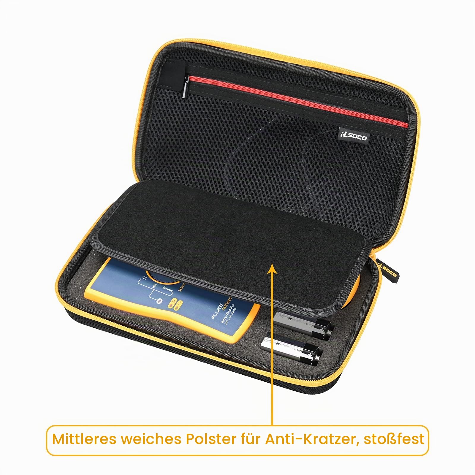 RLSOCO Tasche für Fluke Networks IntelliTone Pro 200 LAN Toner und Probe kit