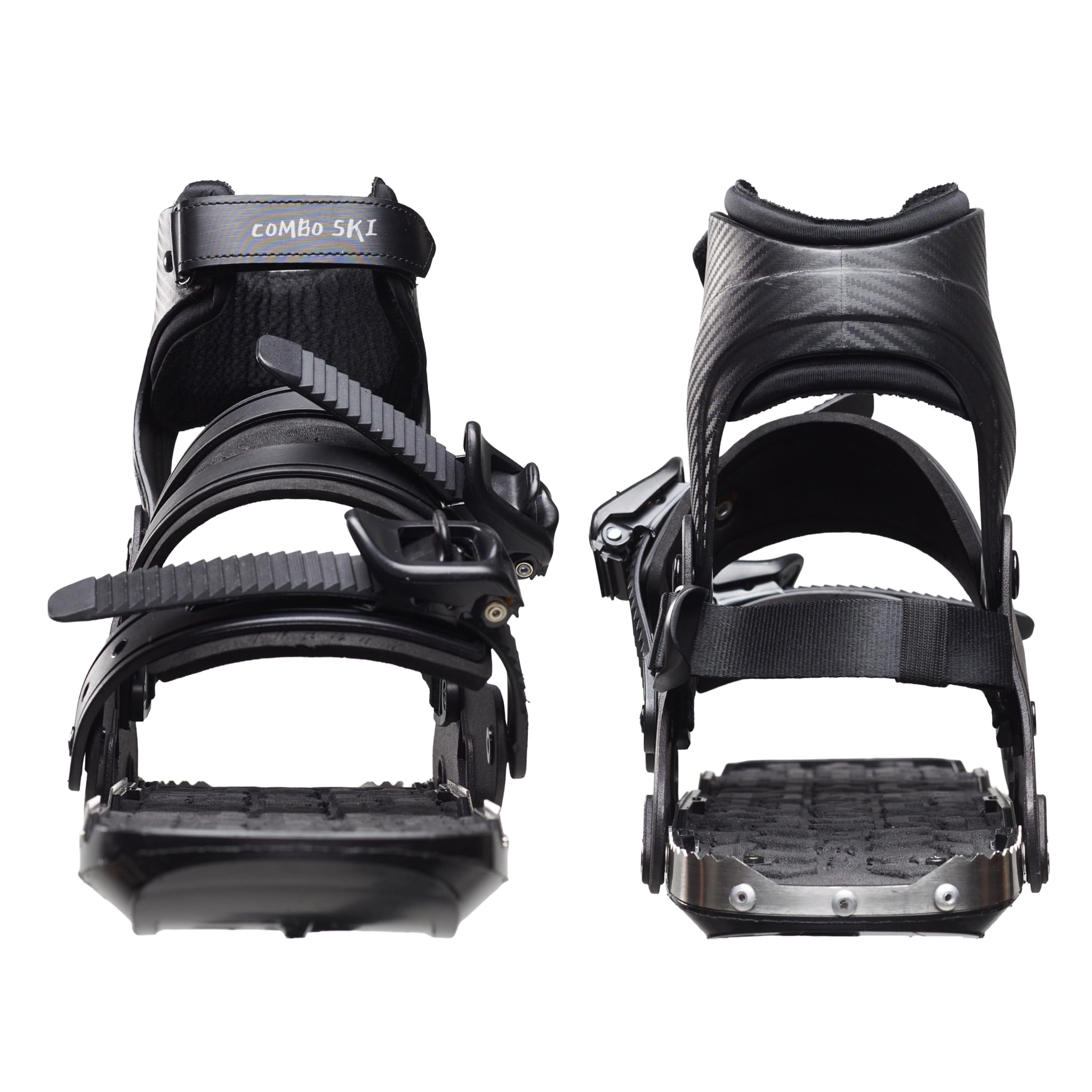 Raquettes à neige légères 2 en 1 - Pour homme et femme - Pointure 36-48 - Convient pour le ski, le traçage, l'escalade pour l'hiver sur glace et neige