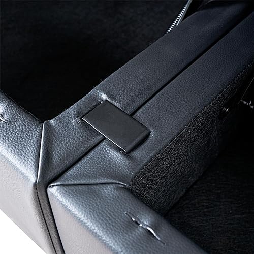 Miniatura 3 de Naomi Home Sarah Sofá modular con asientos de almacenamiento, sofá seccional de cuero de aire de 10 plazas para sala de estar, color negro