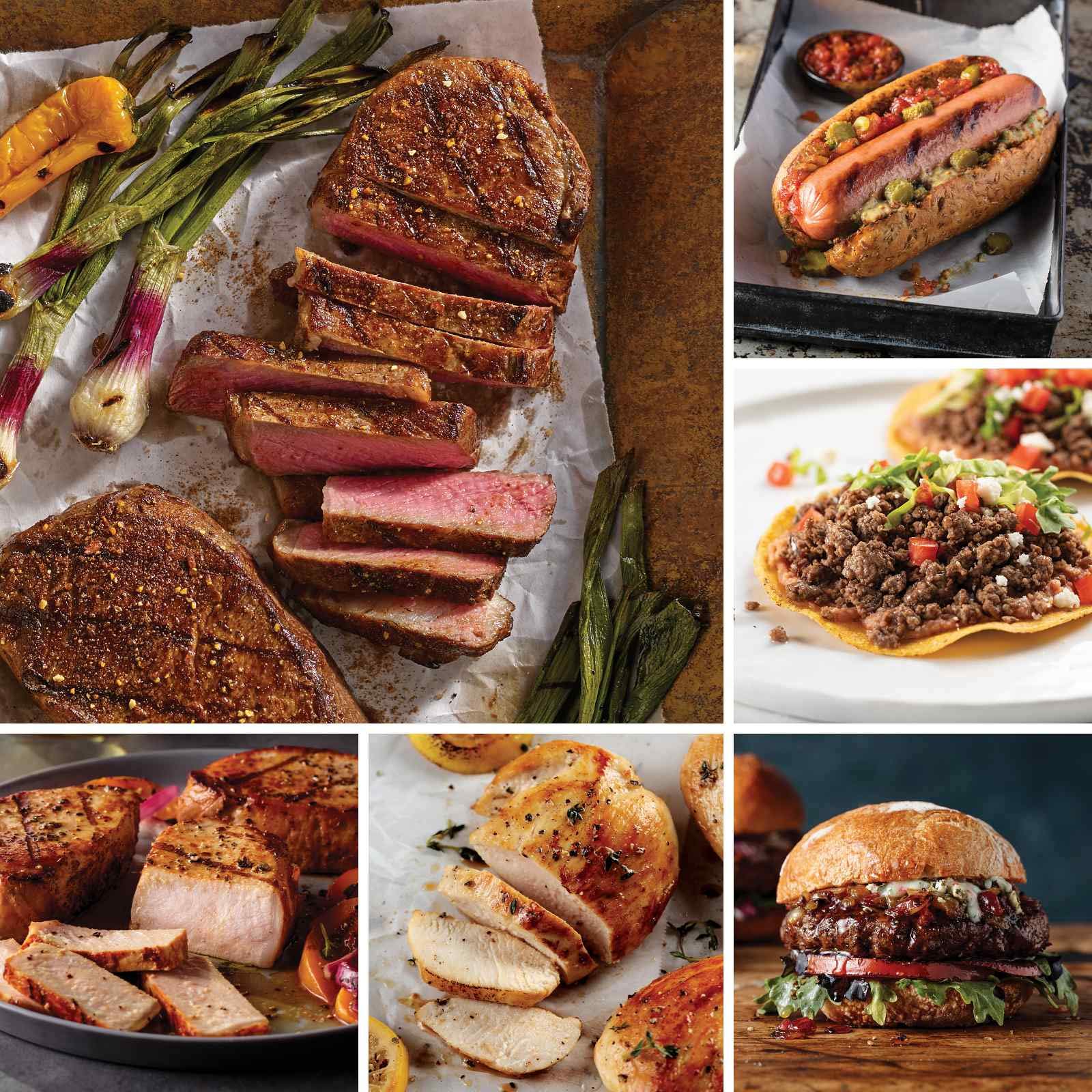 Buy Omaha Steaks Family Protein Pack (less New York Strips, AirChilled