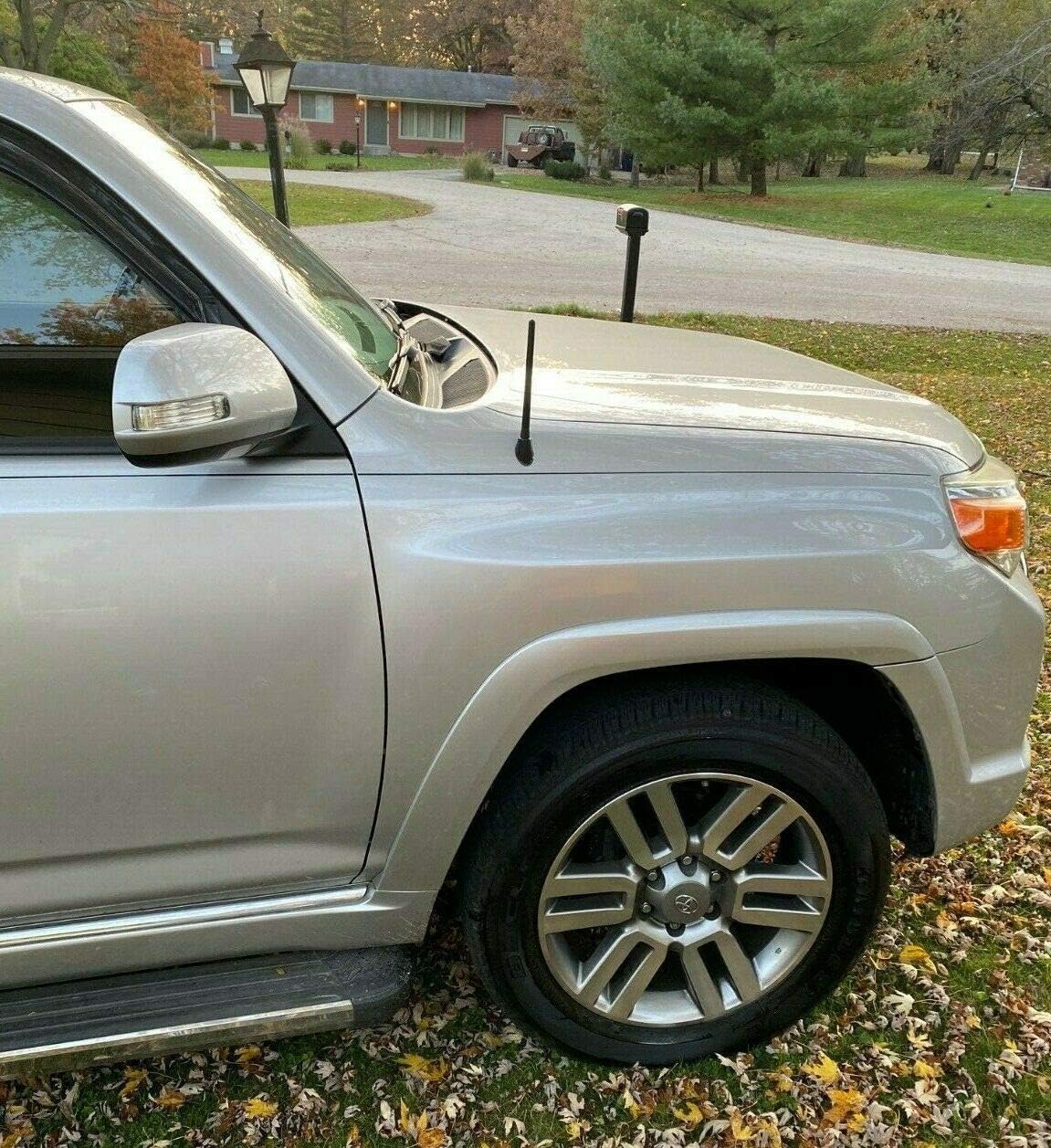 7" inch Short Rubber Black Stubby Rod Antenna Mast Radio AM/FM for Toyota 4RUNNER 1996-2017