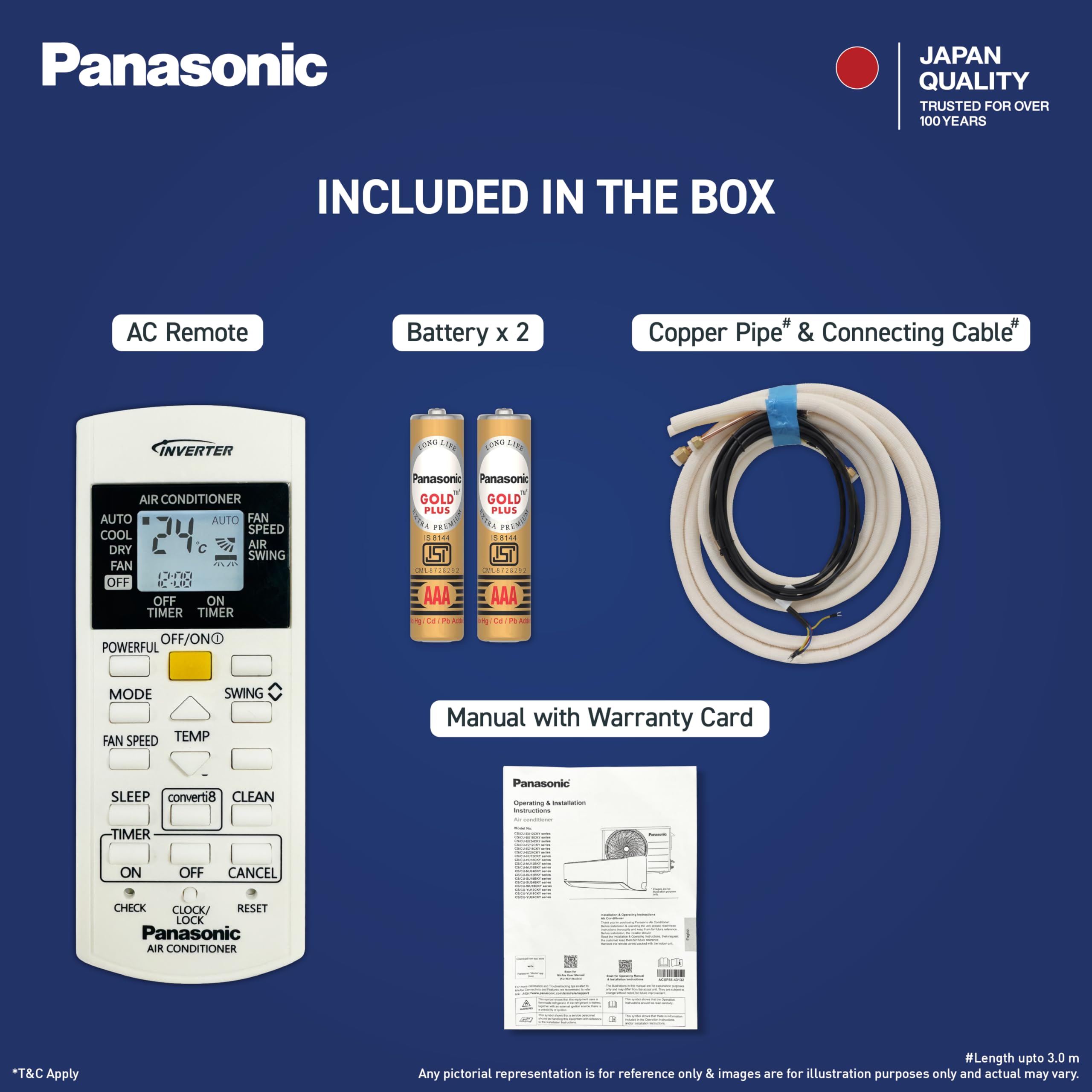 Panasonic 1.5 Ton Split AC - Smart Cooling -6