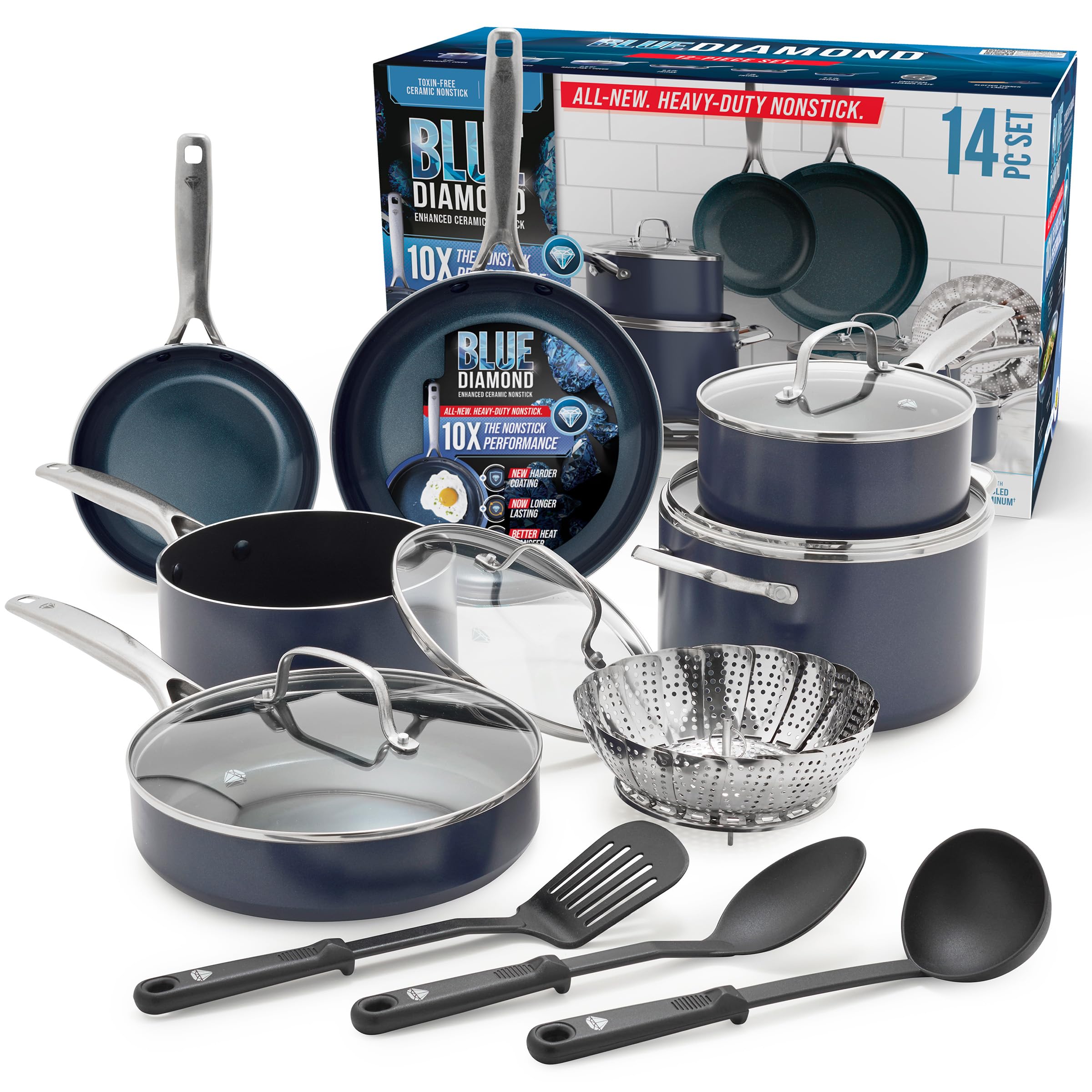 調理器具 Bellfina Diamond pan Grand Set 調理器具 Bellfina Diamond pan Grand Set Amazon.com: Blue