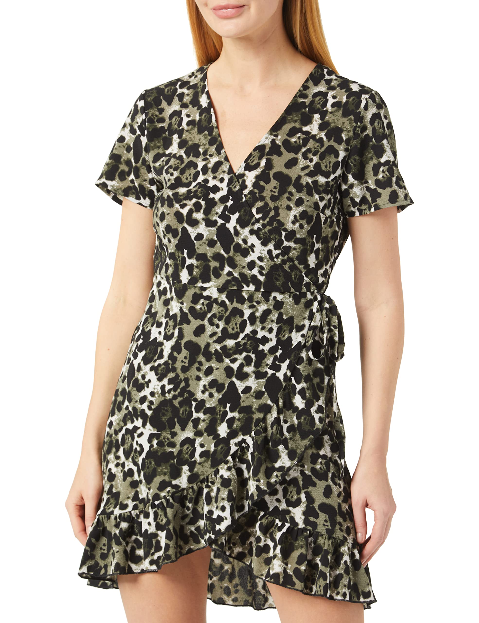 Noisy may Women's Nmclara Bianca S/S Wrap Dress Noos Dress