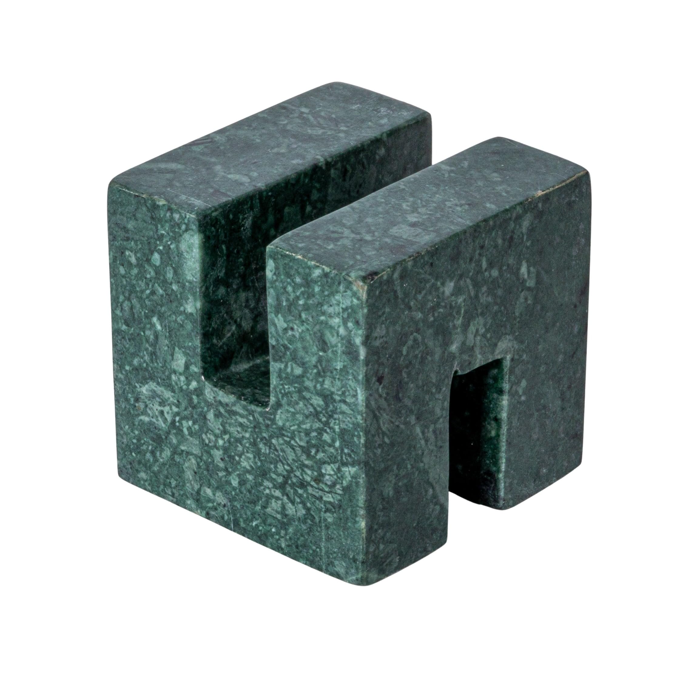 Soporte de mármol verde para libros de cocina en encimeras modernas 5