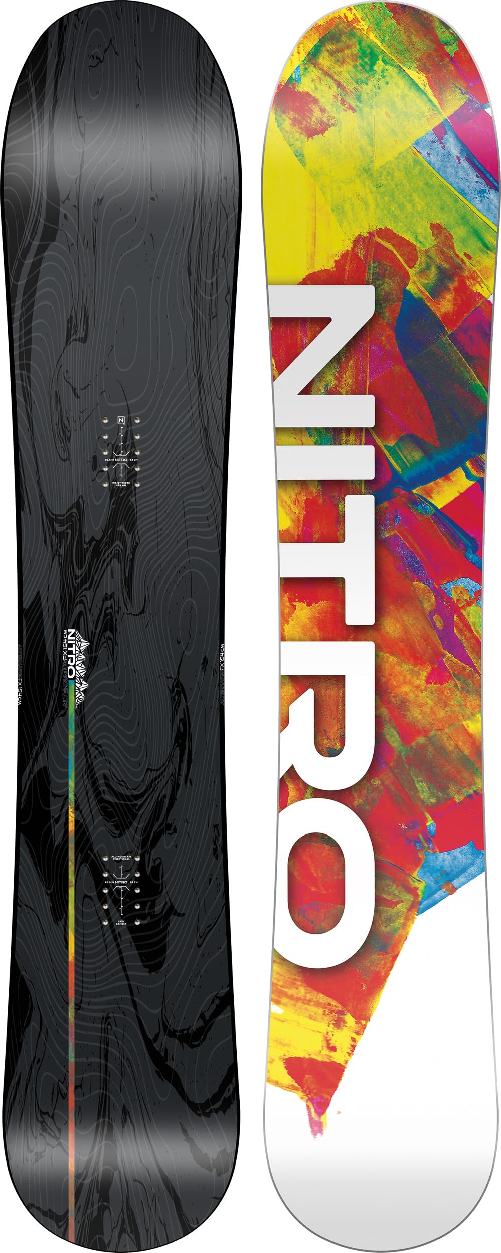 Nitro Alternator Directional All-Mountain Snowboard (FX, 154cm)
