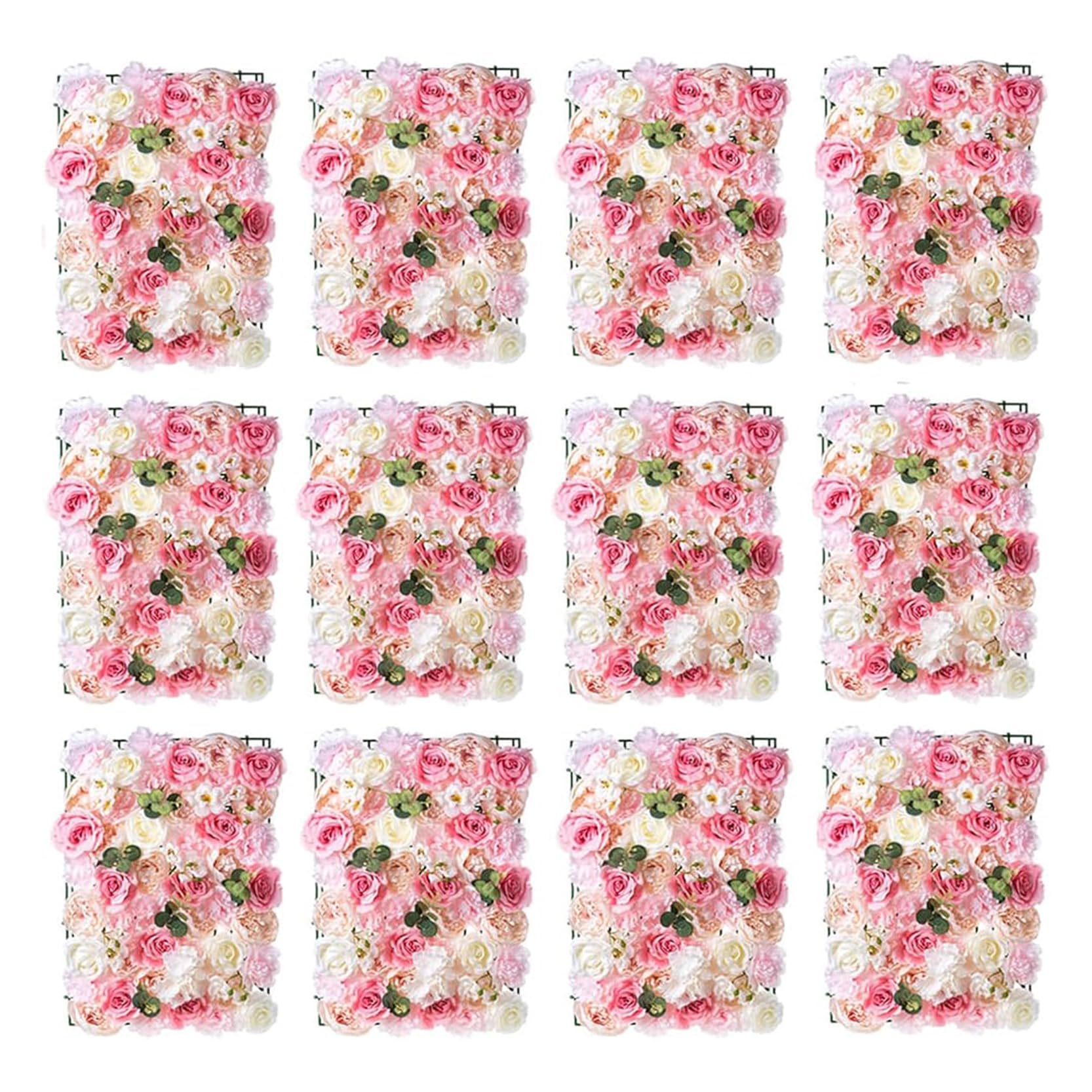Toile de fond mur fleurs artificielles pour réussir sa décoration de salle de fête sans se ruiner