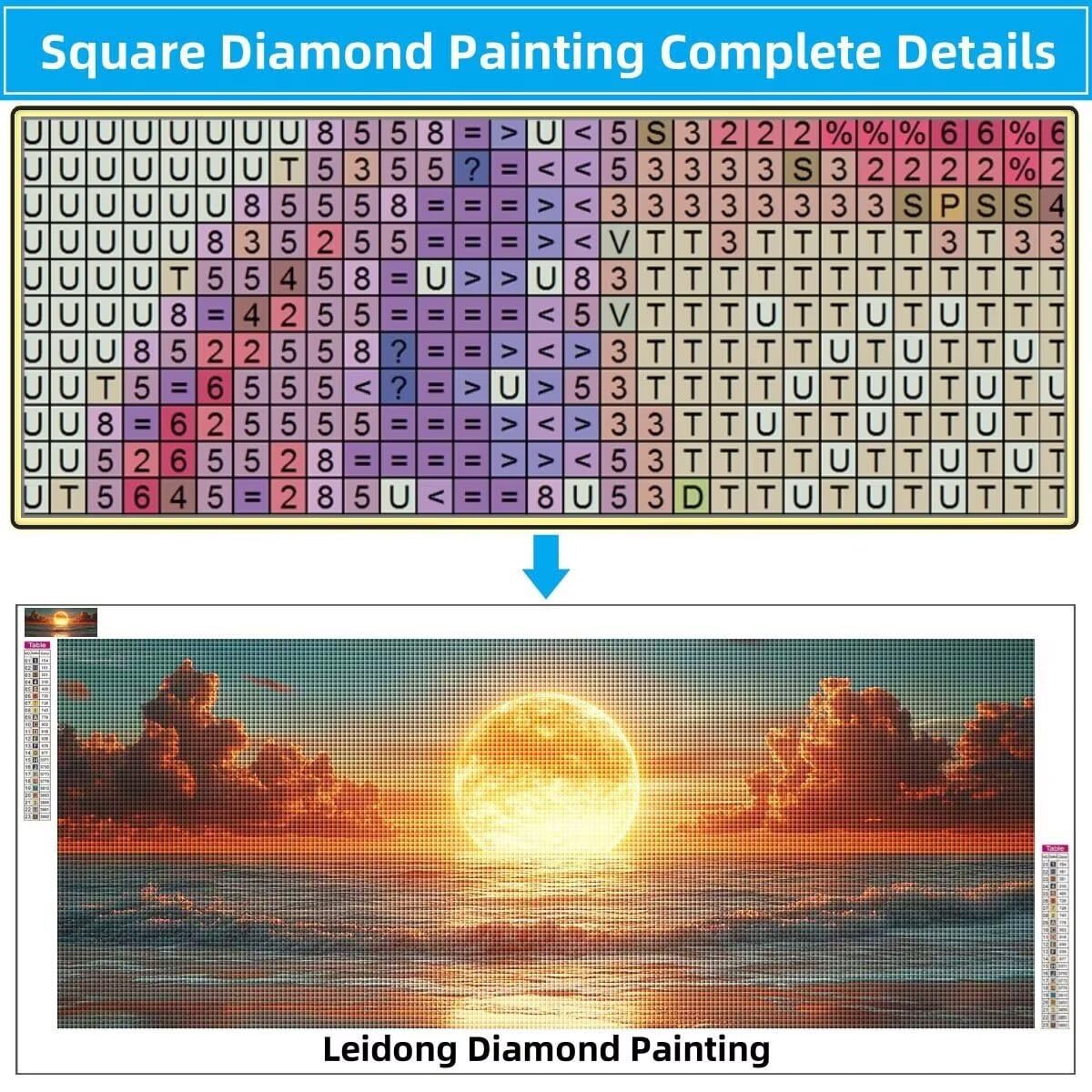 5D DIY zestaw do malowania diamentowego zachód słońca, plaża, diament, kryształowy ścieg krzyżykowy do dekoracji domu, pełny zestaw do malowania diamentowego, puzzle diamentowe rzemiosło dla dorosłych