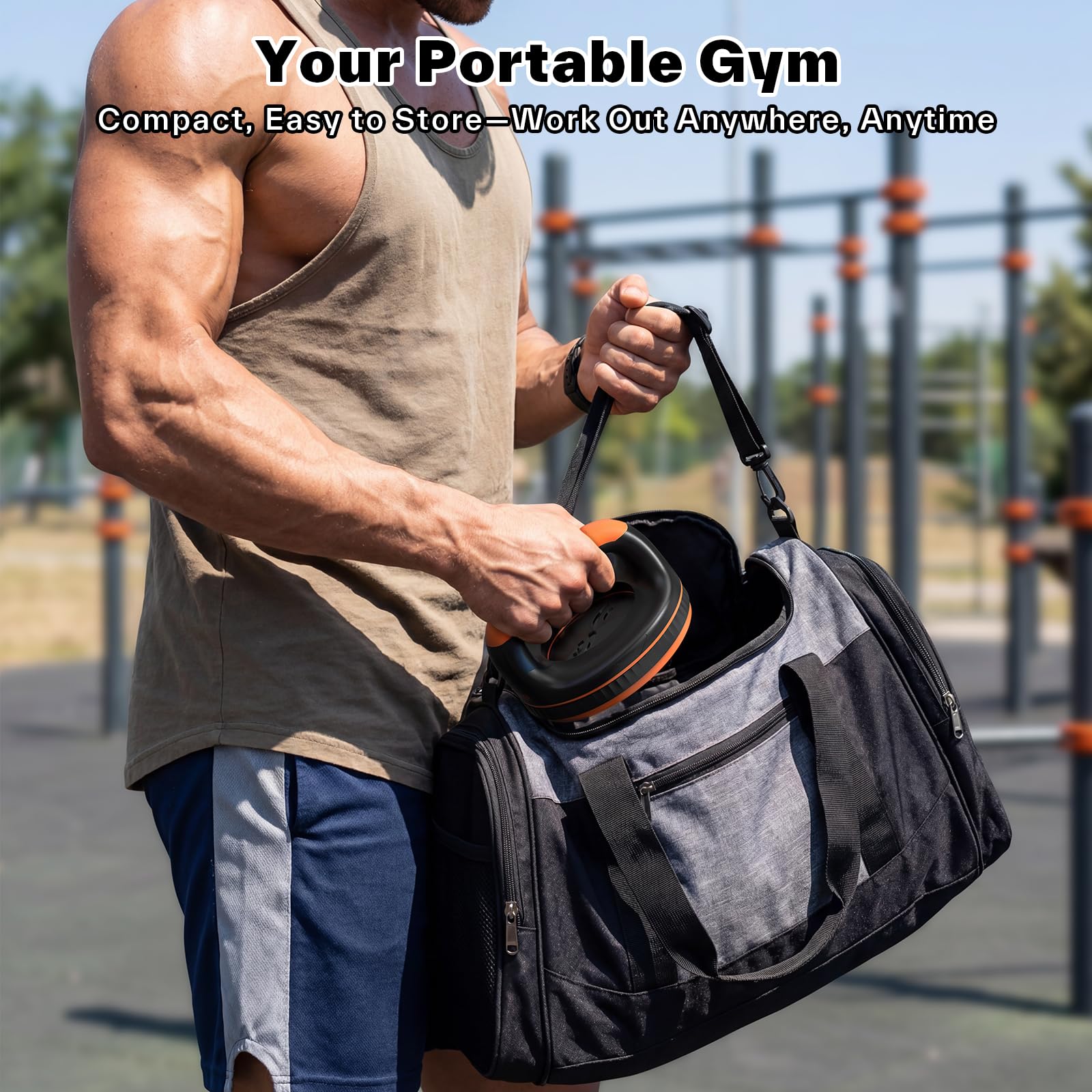 Sportneer Liegestützgriffe Push Up Bars– 360° Liegestütze Ständer mit abnehmbarem Taillentrainer für Männer Frauen Zuhause, lindert Schmerzen im Handgelenk, rutschfestes Design, bis zu 136 kg