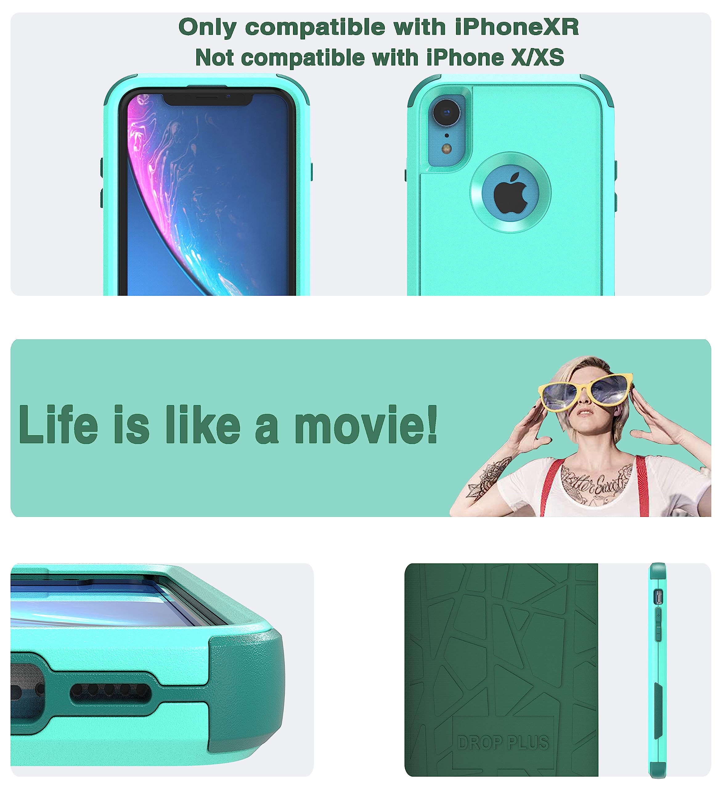 VECI Funda Magnética Para IPhone XR, Compatible Con Accesorios MagSafe, Silicona Suave Al Tacto (iPhone XR, Rojo